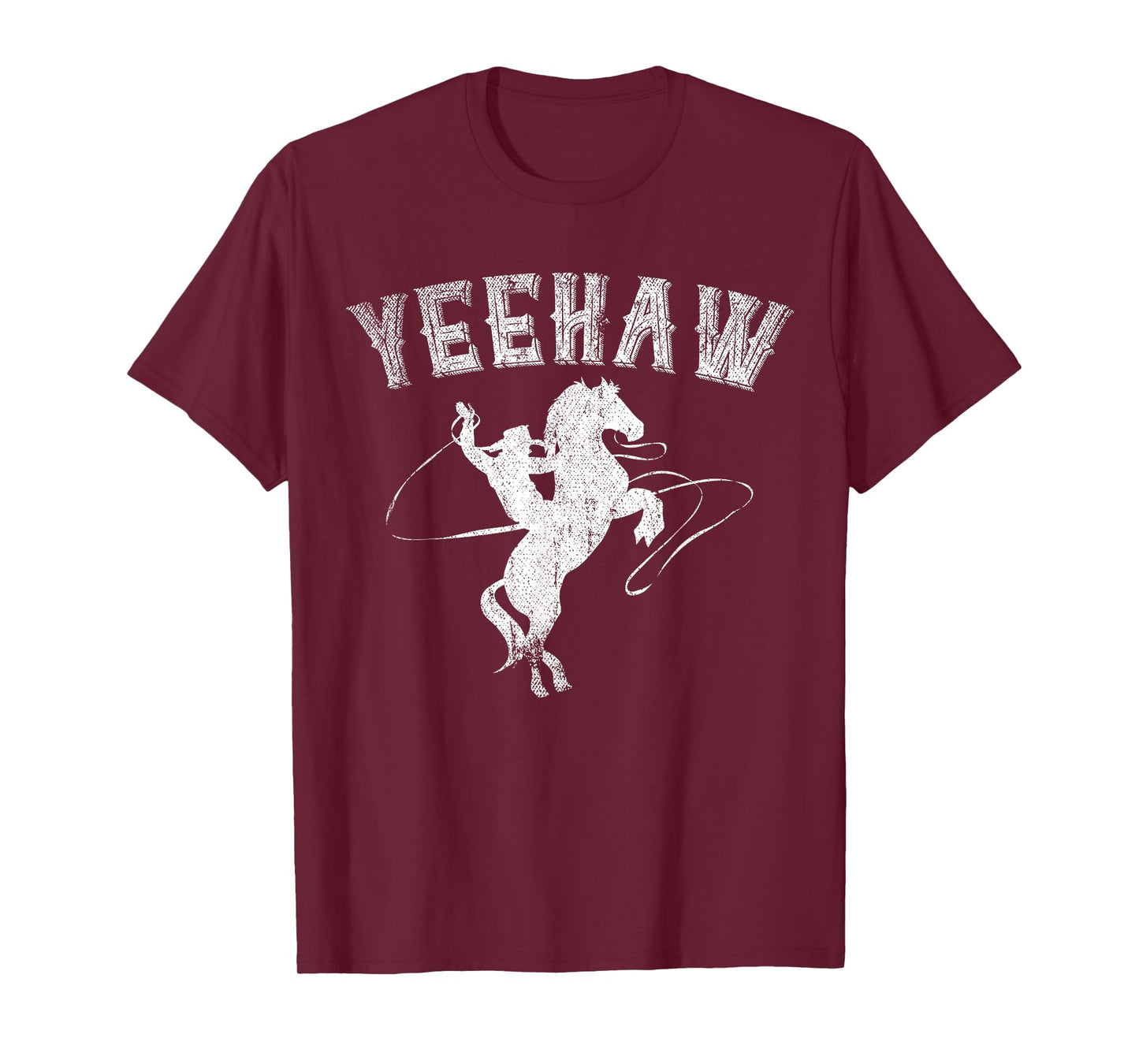 Funny Western Gift Horse Bull Riding Rodeo Yeehaw Cowboy T-Shirt