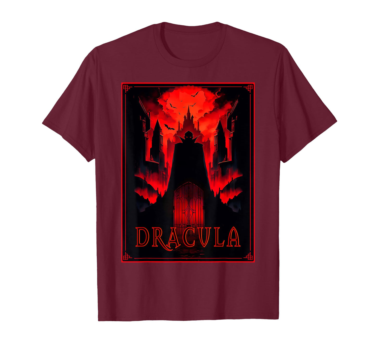 Dracula Gothic Horror Vampire Art -Halloween Vampire fans T-Shirt