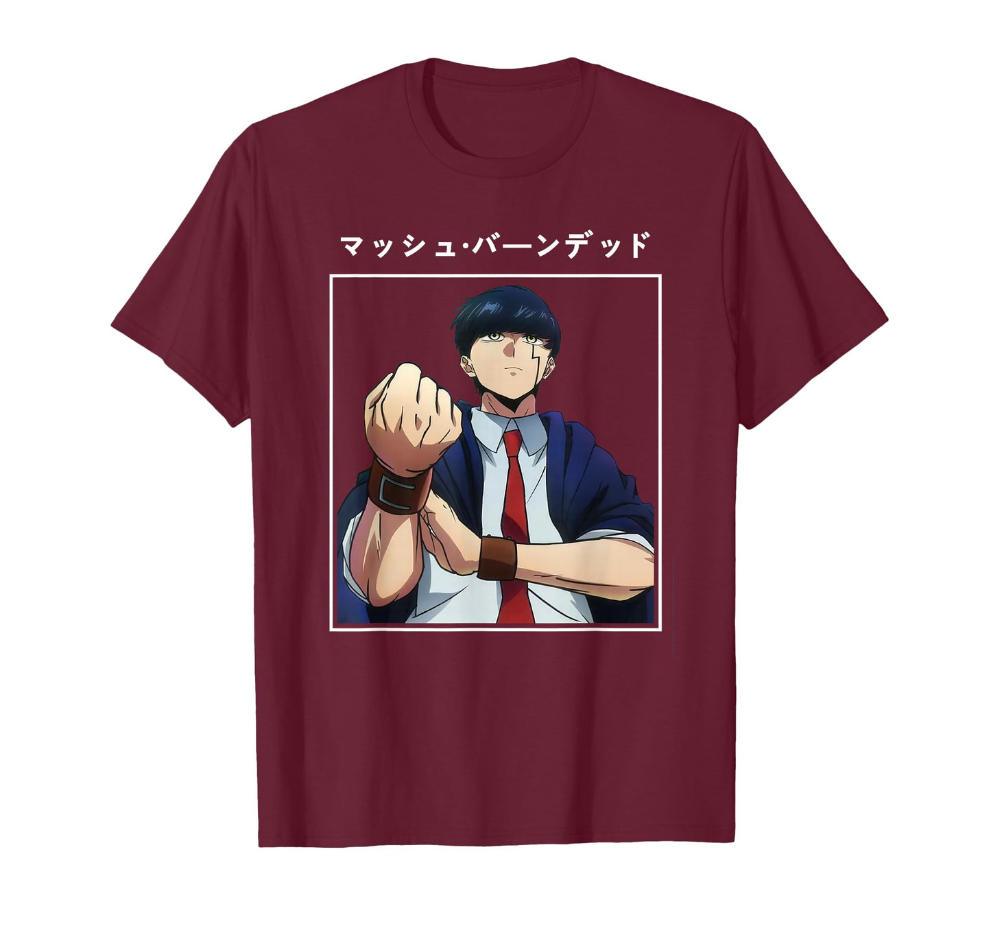 Mash Burnedead Muscles Anime Magic Funny Cool Cute Manga Guy T-Shirt
