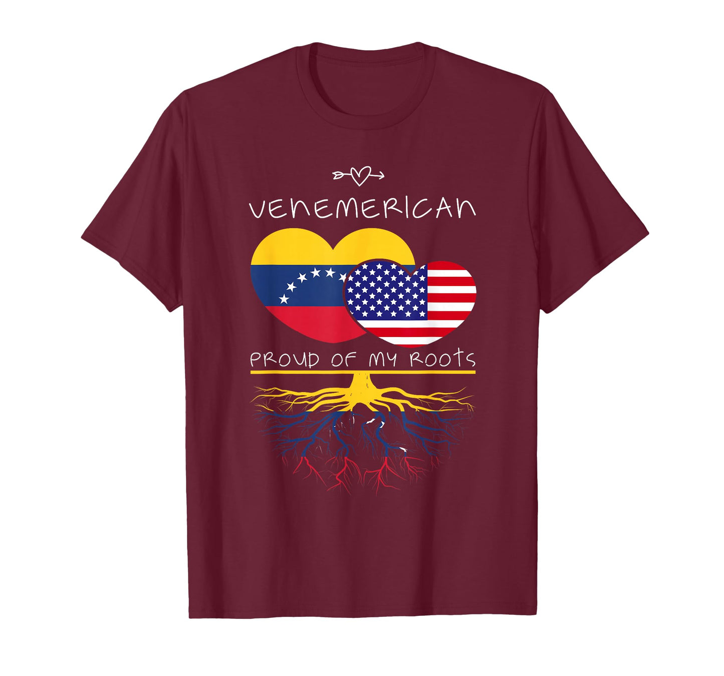 Venezuela USA Proud Of Both Countries Venemerican T-Shirt