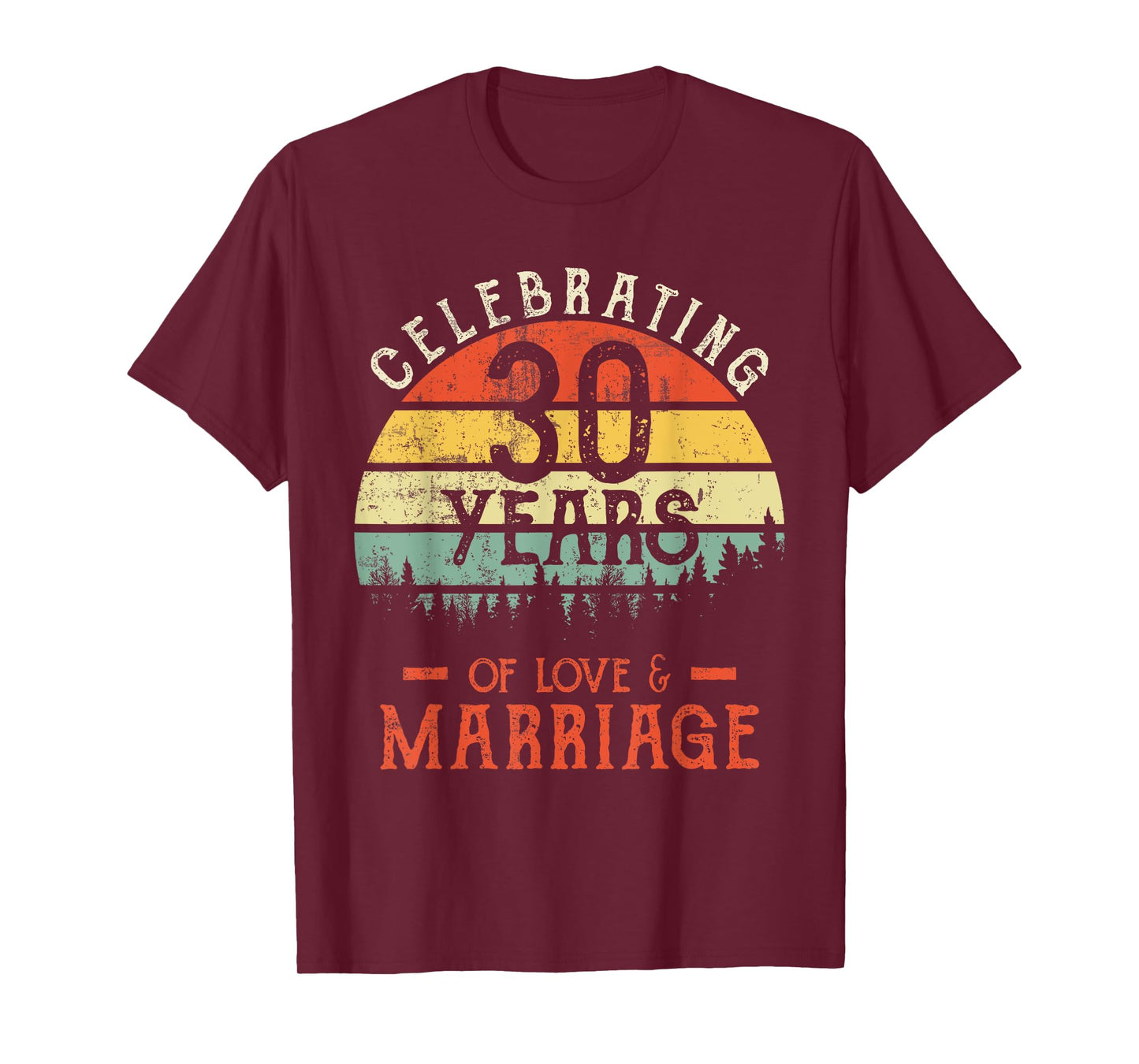 Legends Vintage 30 years marriage anniversary Crew His/Her T-Shirt