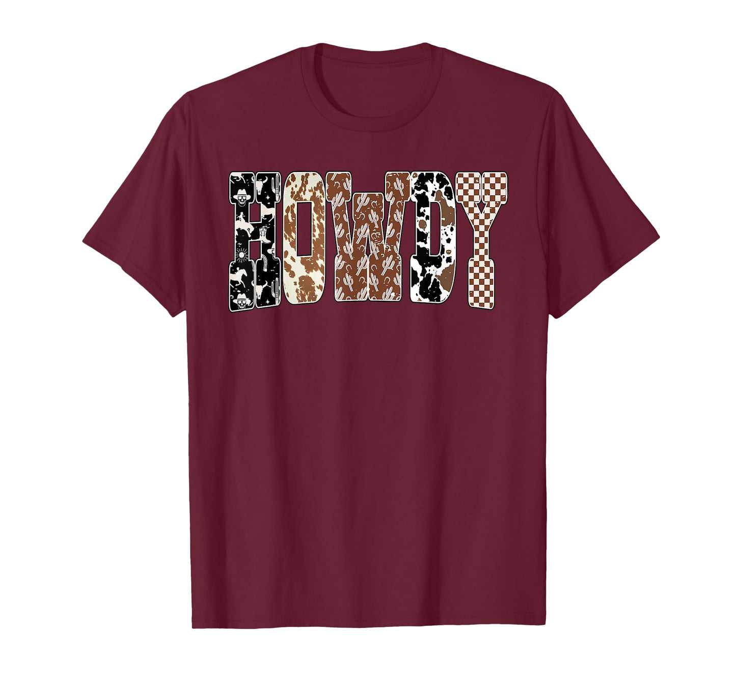 Howdy Southern Western Cow Country Rodeo Cowgirl Cowboy T-Shirt