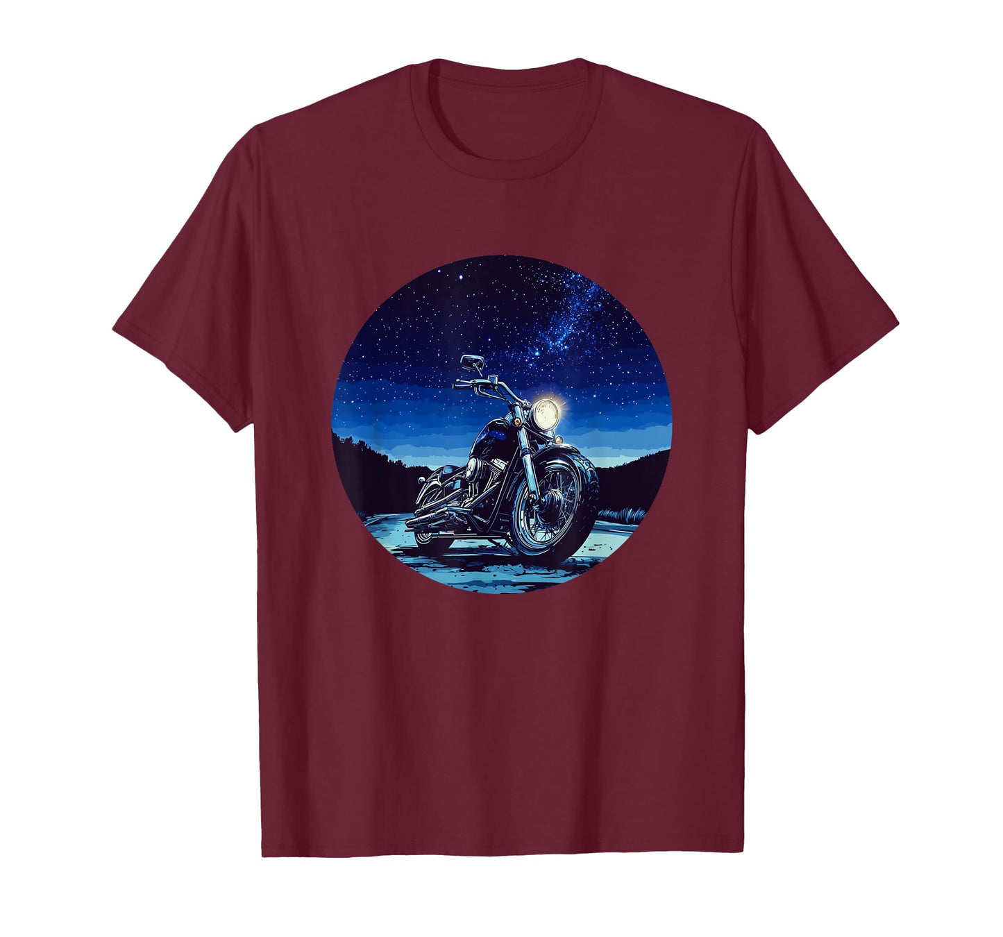 Night Motorbike Graphic Costume for Bikes and Motorcycles T-Shirt