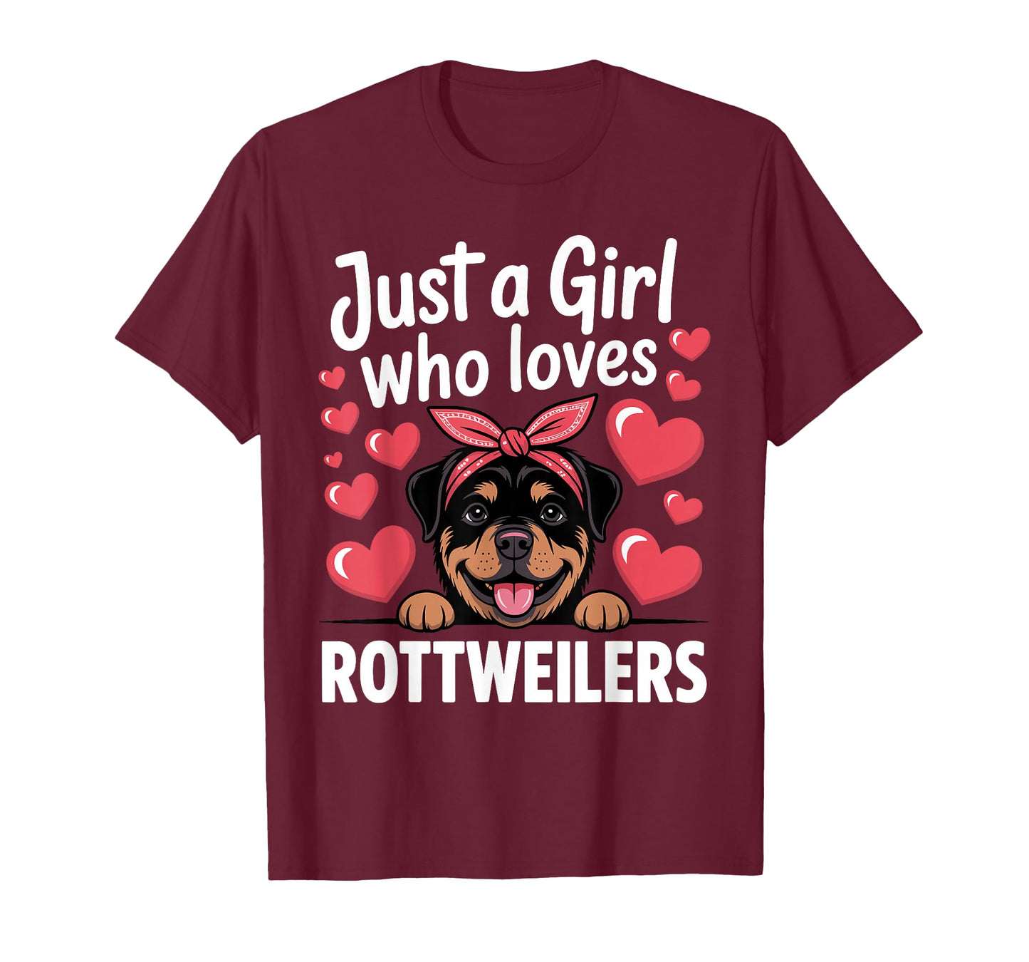 Rottweiler Art for Women Girls Kids Rottie Lover Rottweiler T-Shirt