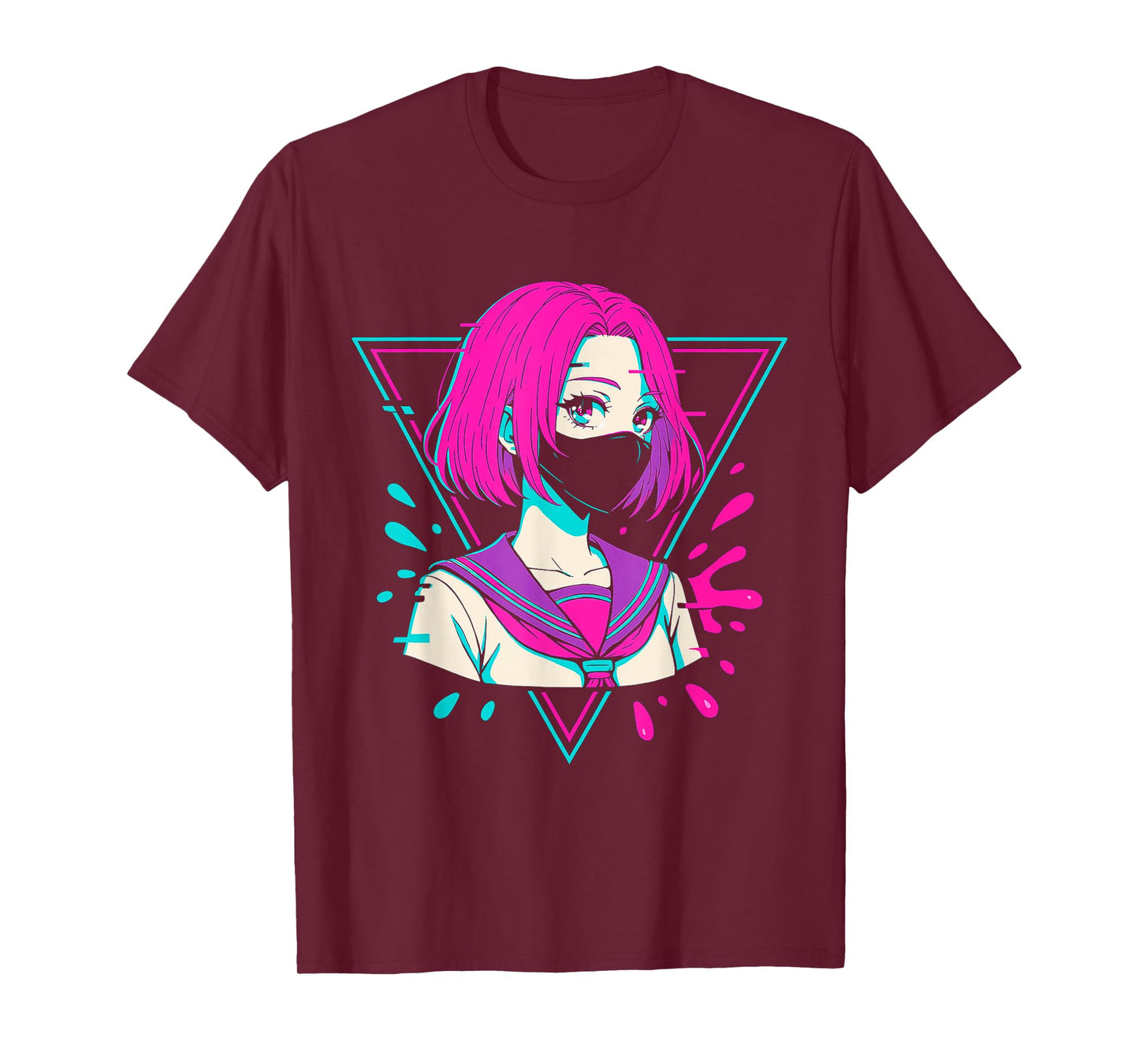 Japanese Anime Girl Indie Old Aesthetic Otaku Cyberpunk T-Shirt
