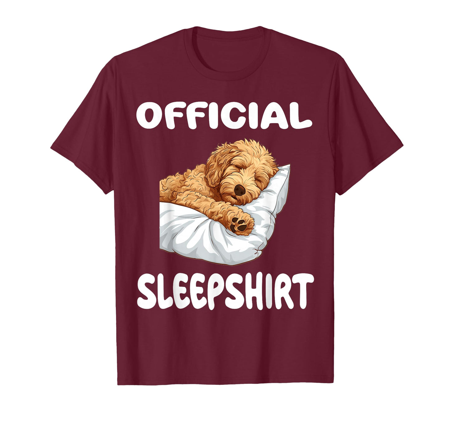 Goldendoodle Dog Official Sleepshirt Pajamas Nightgown T-Shirt