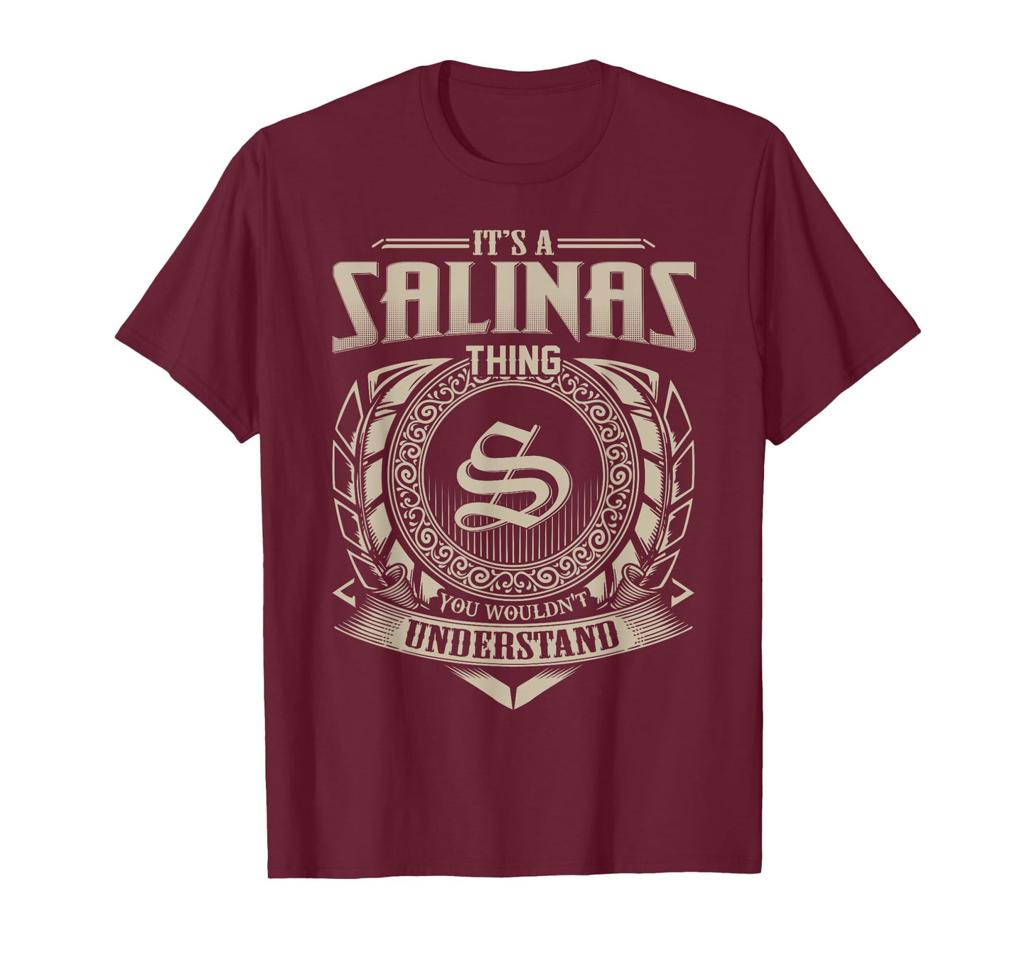 It's A SALINAS Thing You Wouldn't Understand Name Vintage T-Shirt