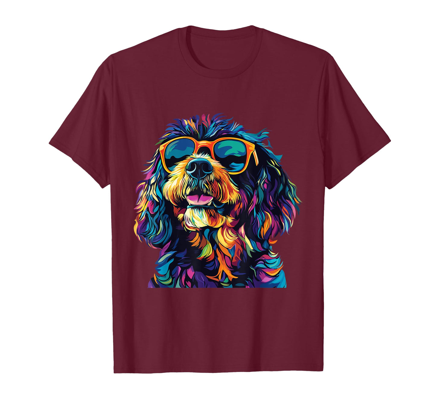 Bernedoodle Lover Sunglasses Pop Art Funny Bernedoodle T-Shirt