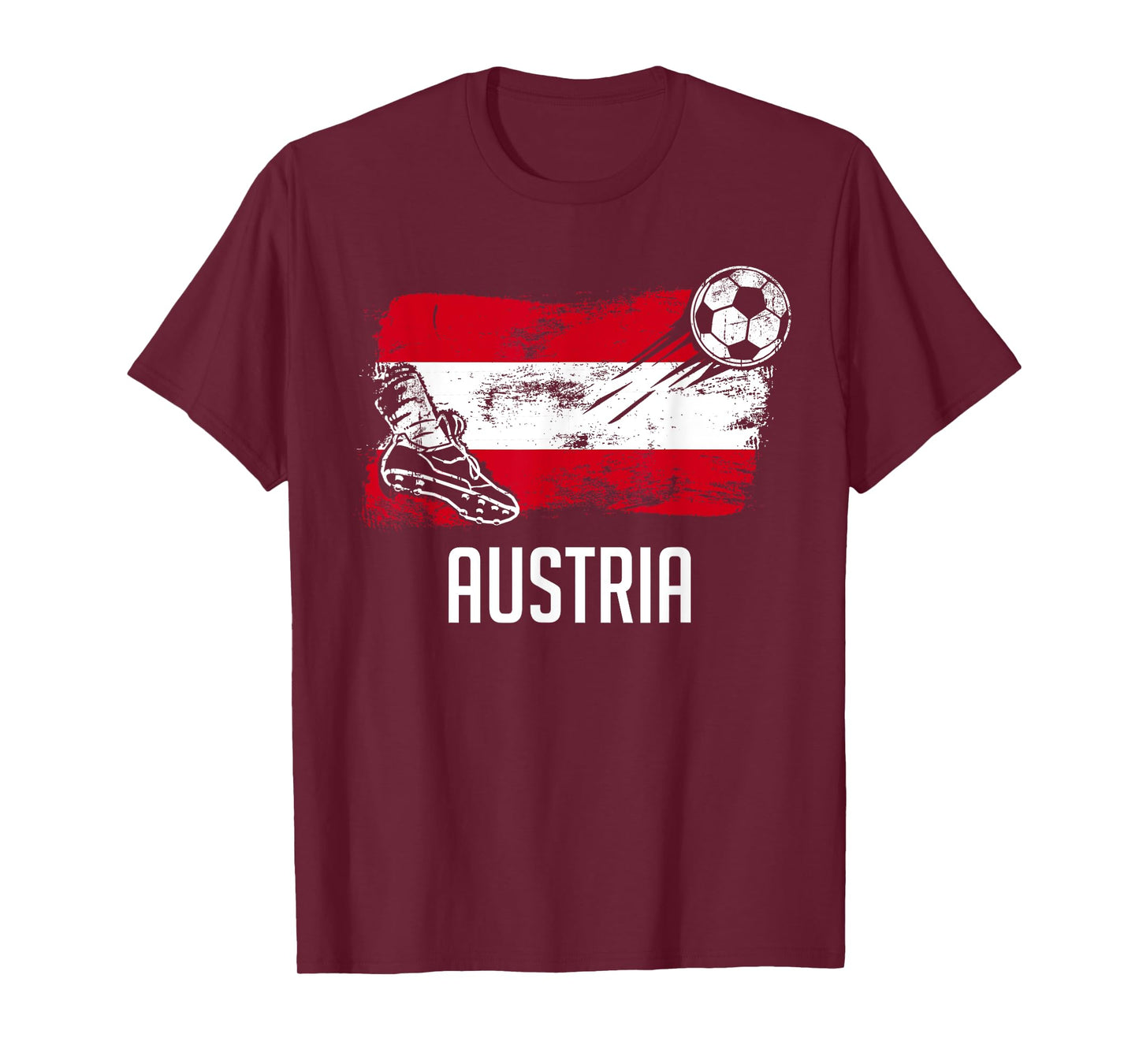 Austria Flag Jersey Austrian Soccer Team Austrian T-Shirt