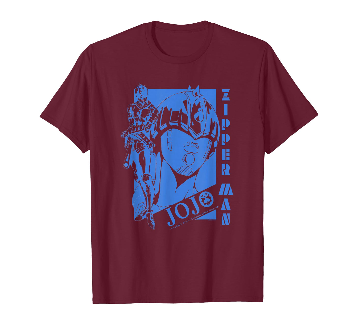 JoJo's Bizarre Adventure Zipper Man Golden Wind Anime T-Shirt