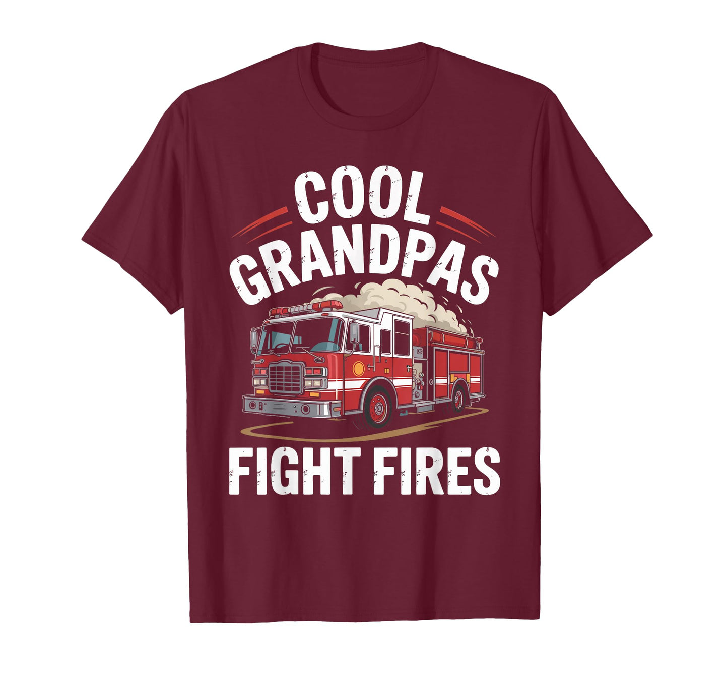 Cool Grandpas Fight Fires Firefighter T-Shirt