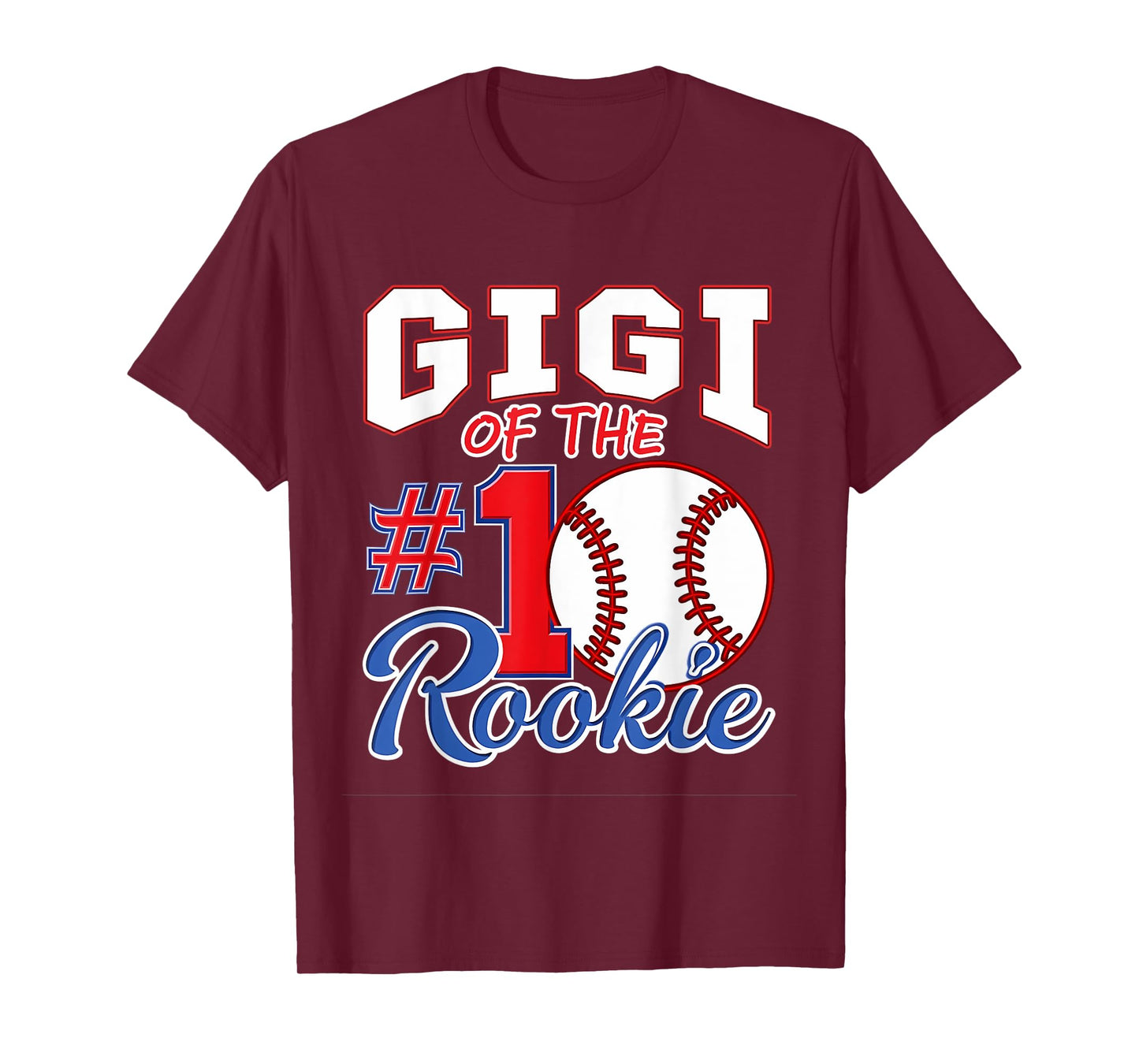 Retro Grandma Gigi Of The Number 1 Rookie Baseball T-Shirt