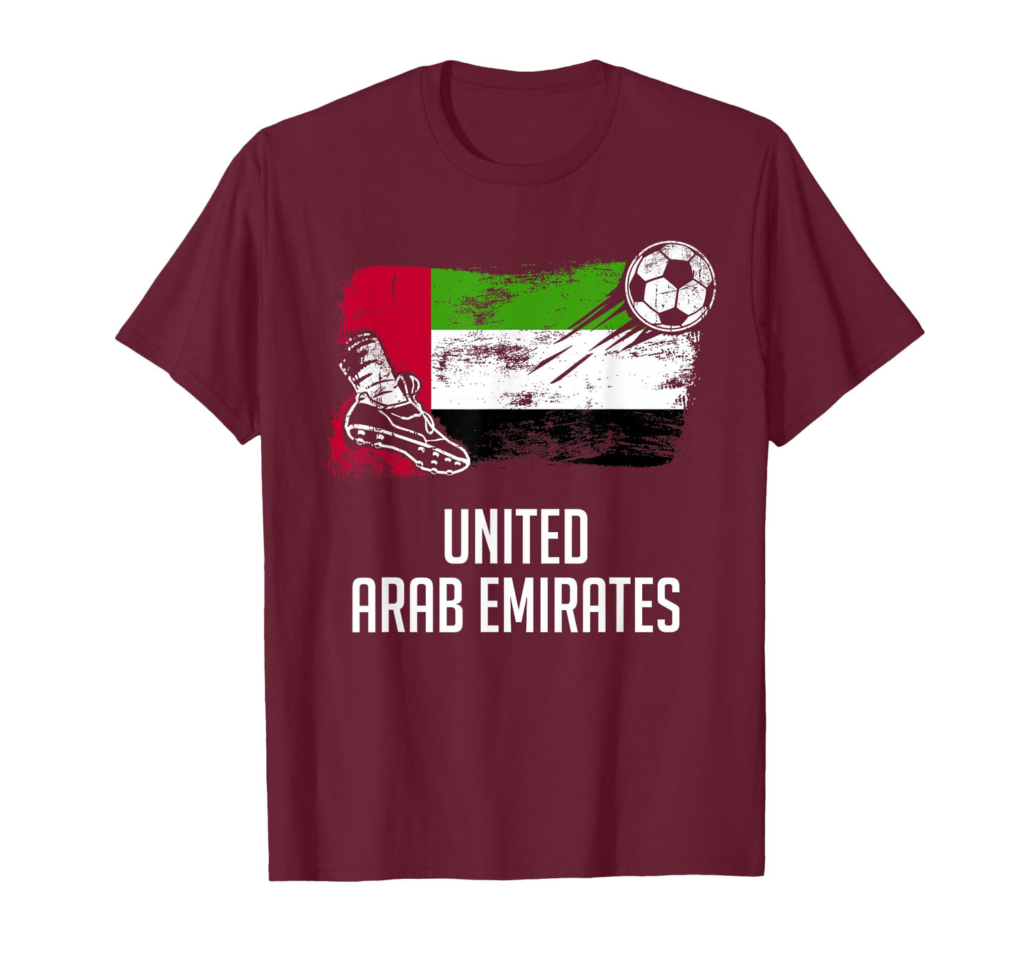United Arab Emirates Flag Jersey Emirati Soccer Team T-Shirt