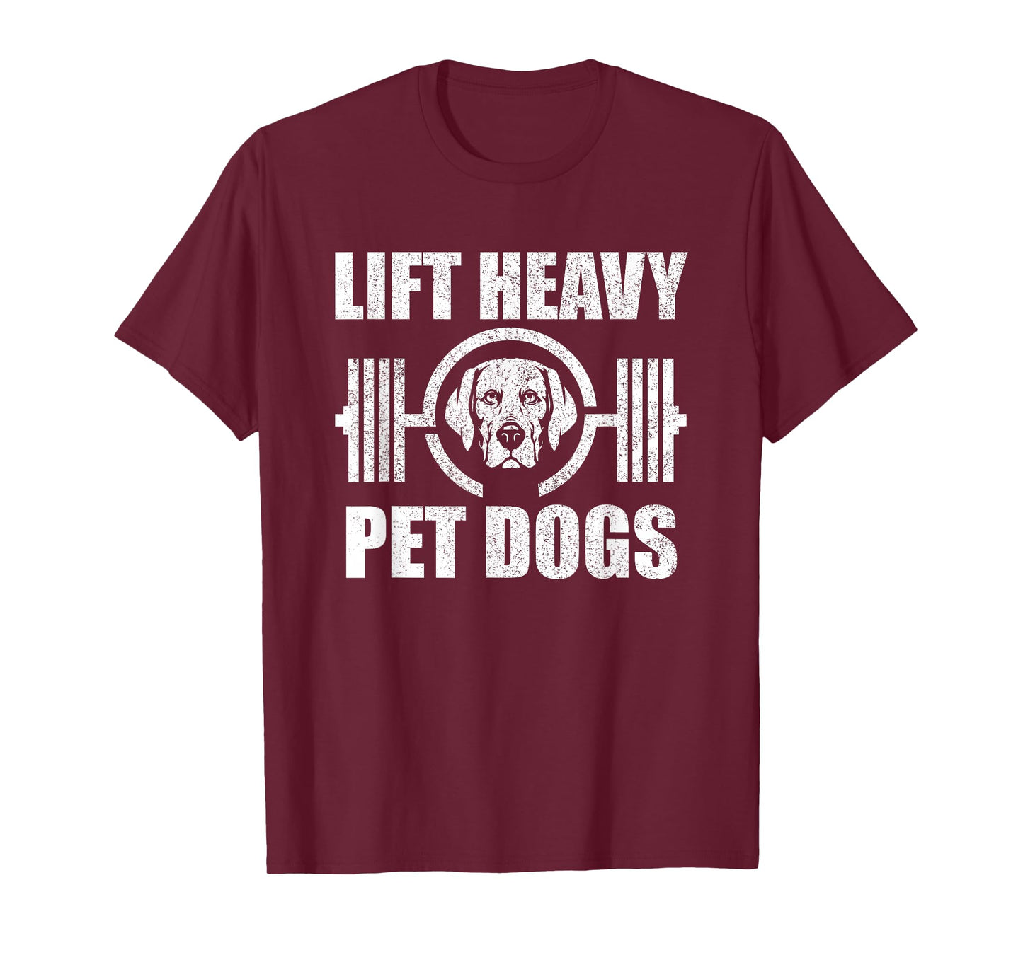Lift Heavy Pet Dogs Bodybuilding Weightlifting Dog Lover T-Shirt