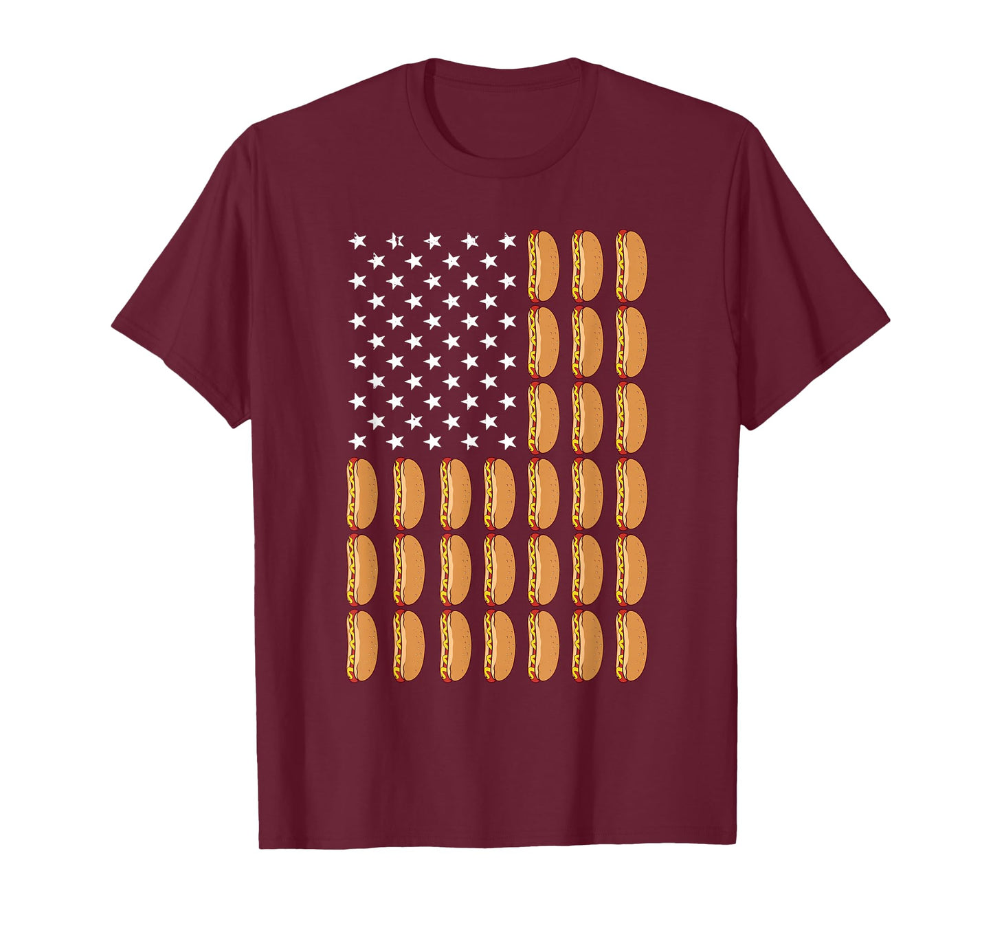 Cool Hot Dog Outfit for Men Women Adult Hotdog Lover Hot Dog T-Shirt