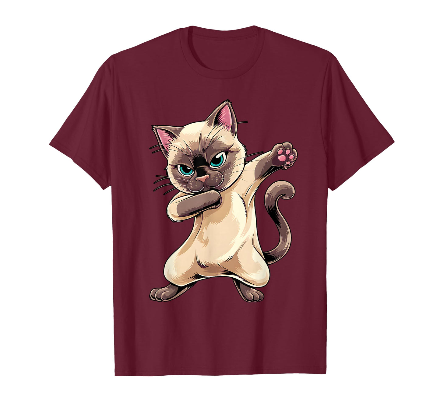 Dabbing Siamese Cat Dance Design for Cat Lovers T-Shirt