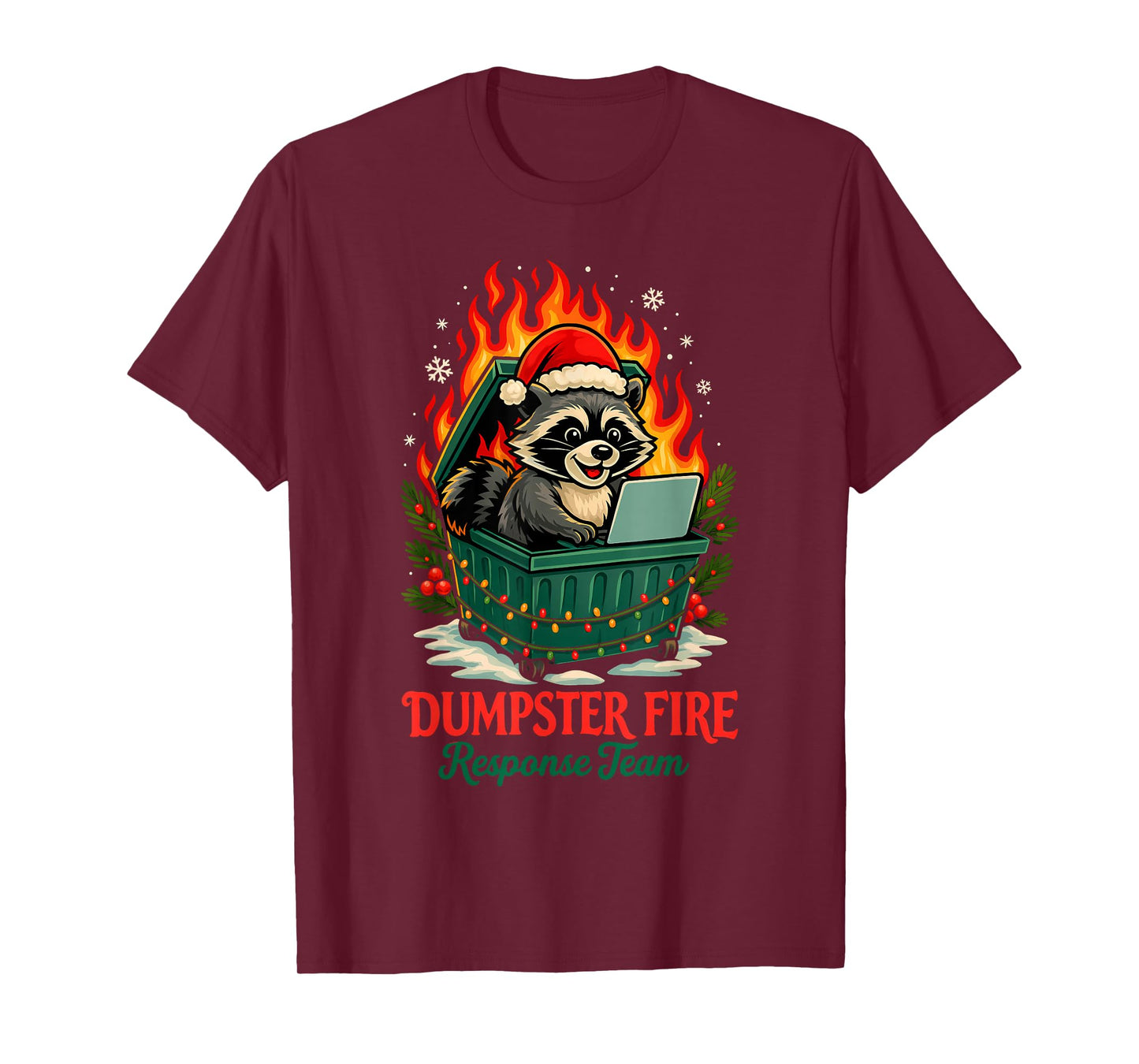 Dumpster Fire Response Team Ugly Sweater T-Shirt