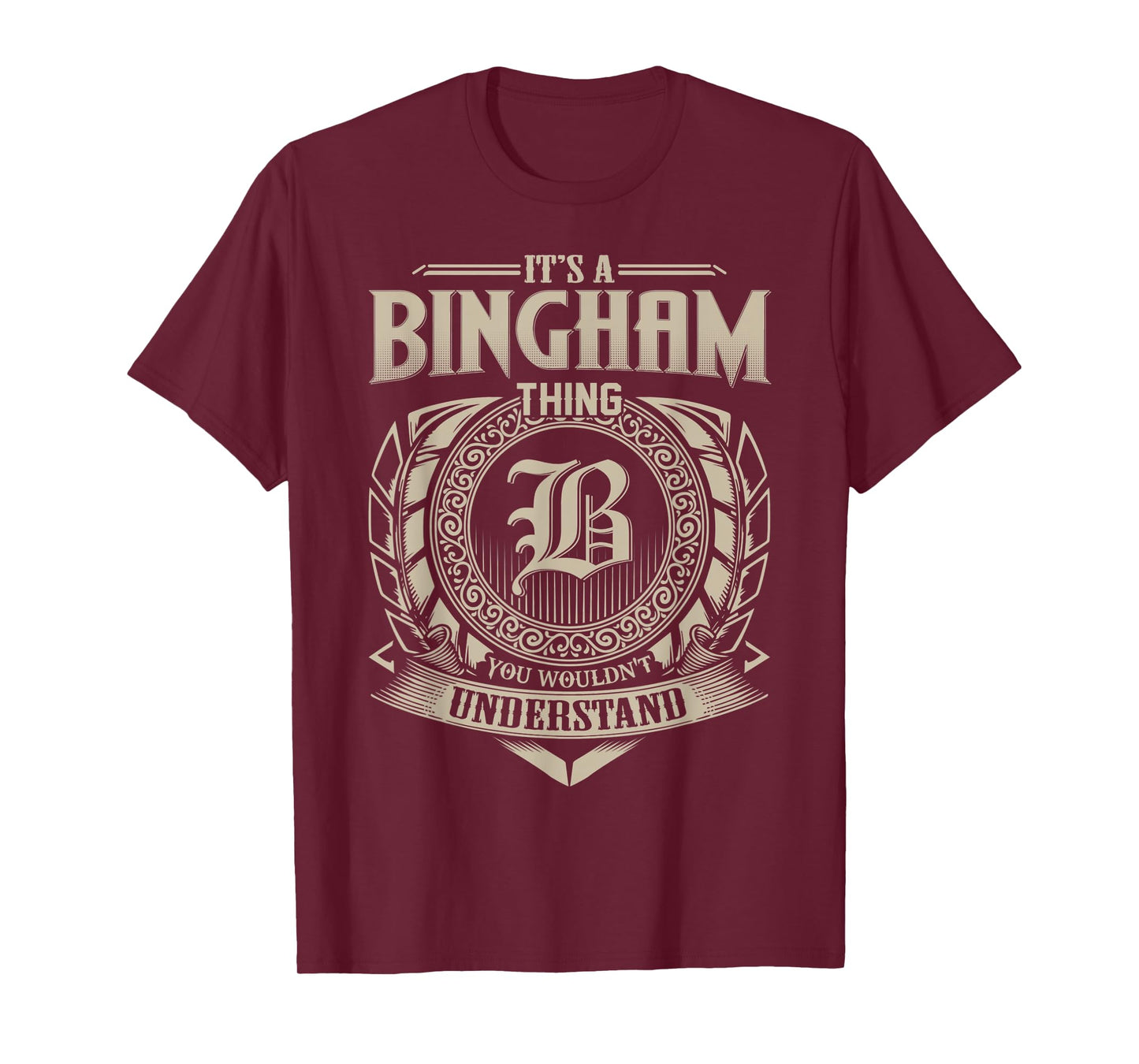 It's A BINGHAM Thing You Wouldn't Understand Name Vintage T-Shirt