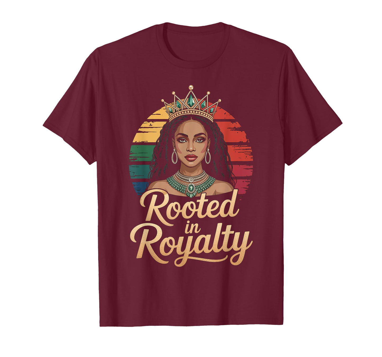 Black Queen Melanin History Juneteenth Pride Black Women T-Shirt