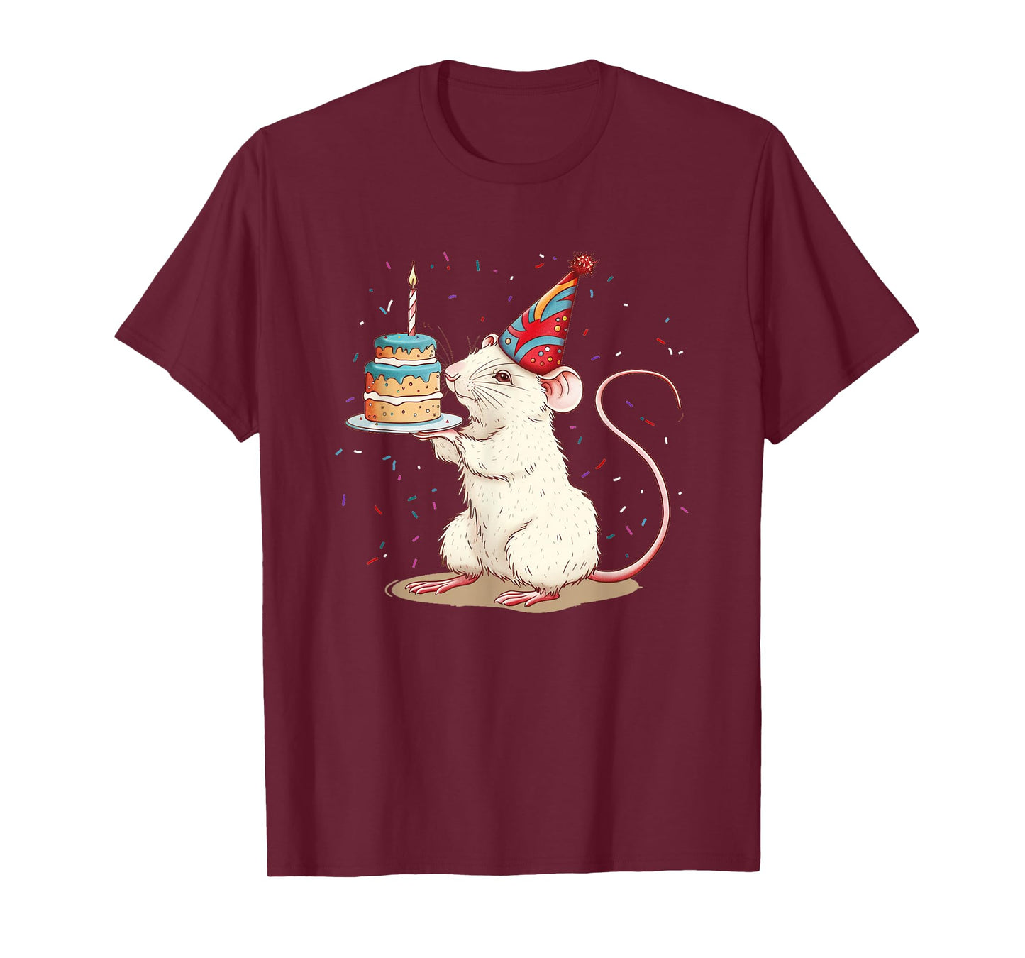 Happy Birthday Rat Costume for Rodents and Rats Lovers T-Shirt