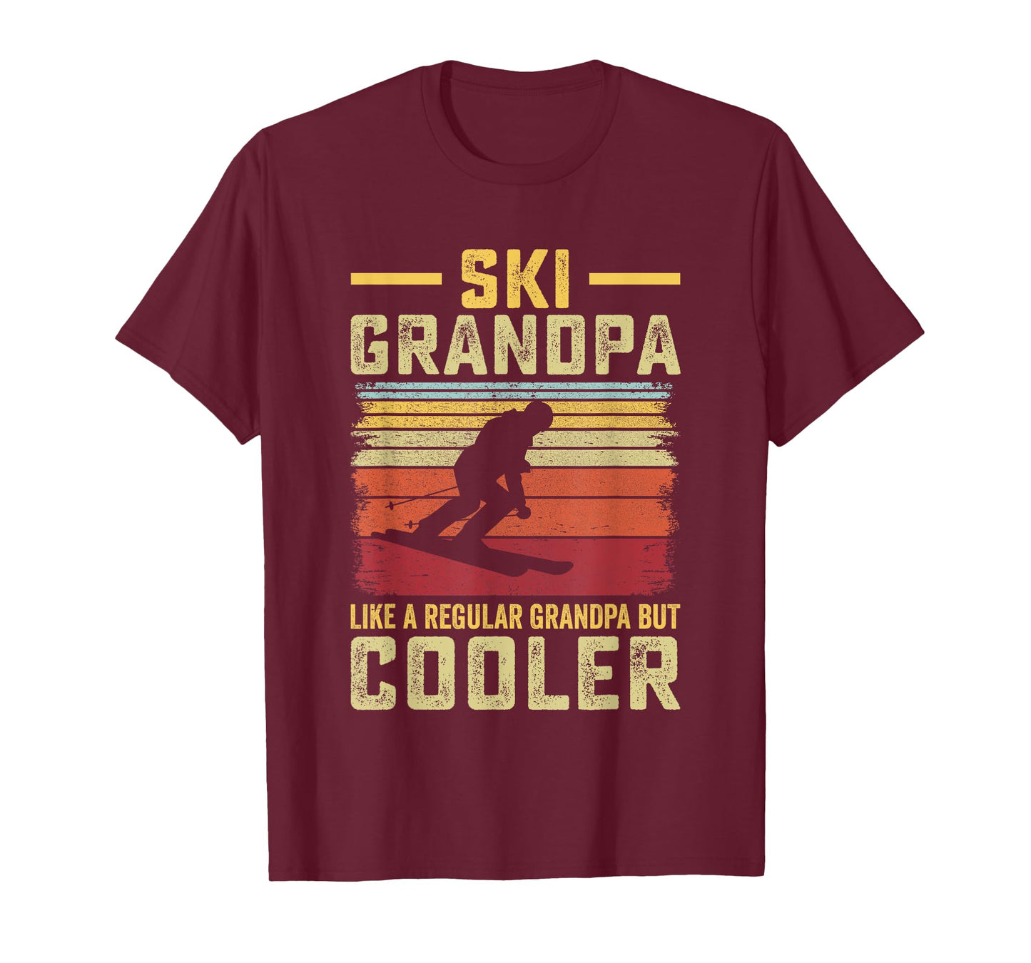 Father's Day - Ski Grandpa like a Regular Grandpa but Cooler T-Shirt