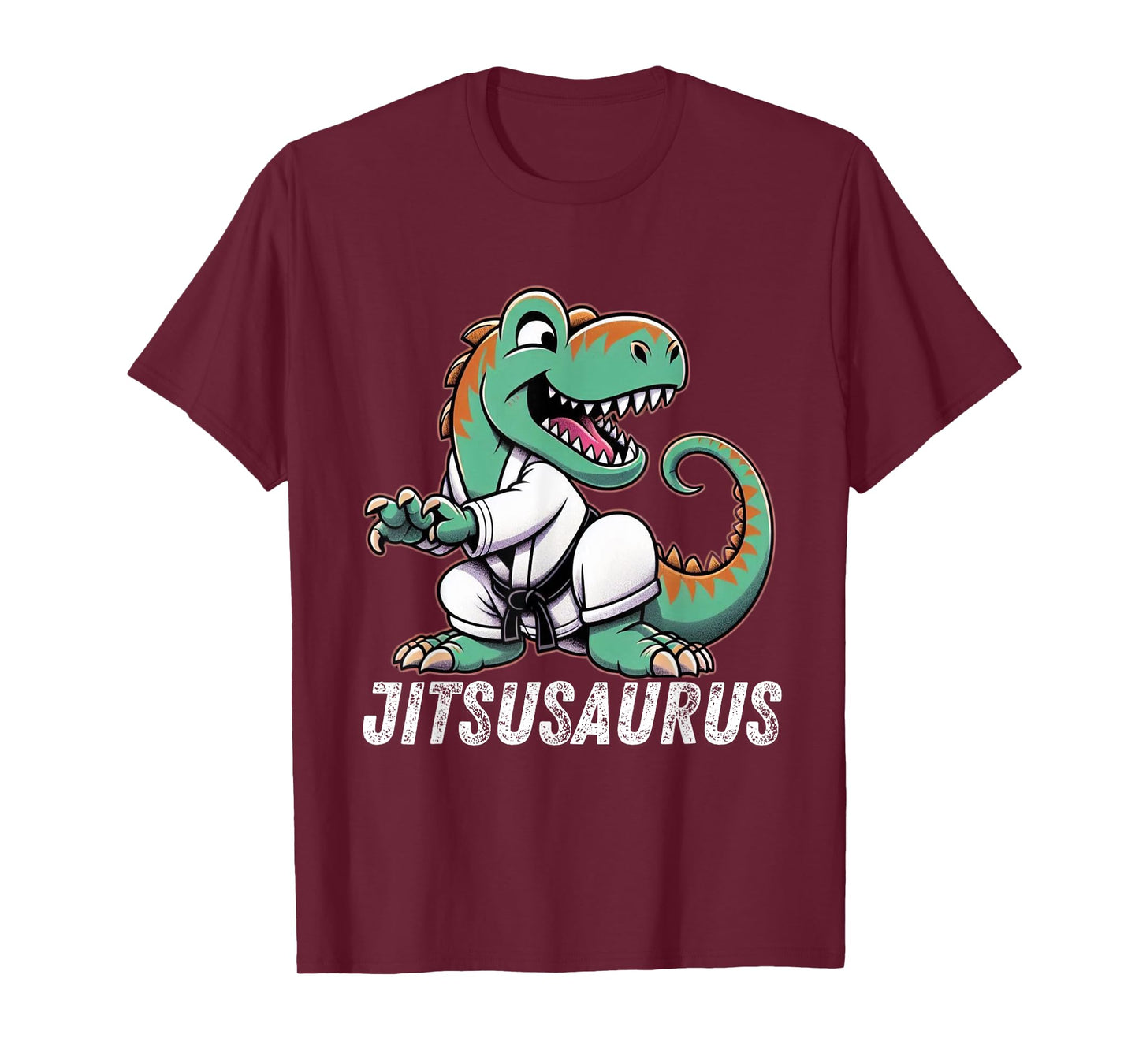 Jitsusaurus Funny BJJ T-Rex Martial Arts for Jiu Jitsu Funny T-Shirt