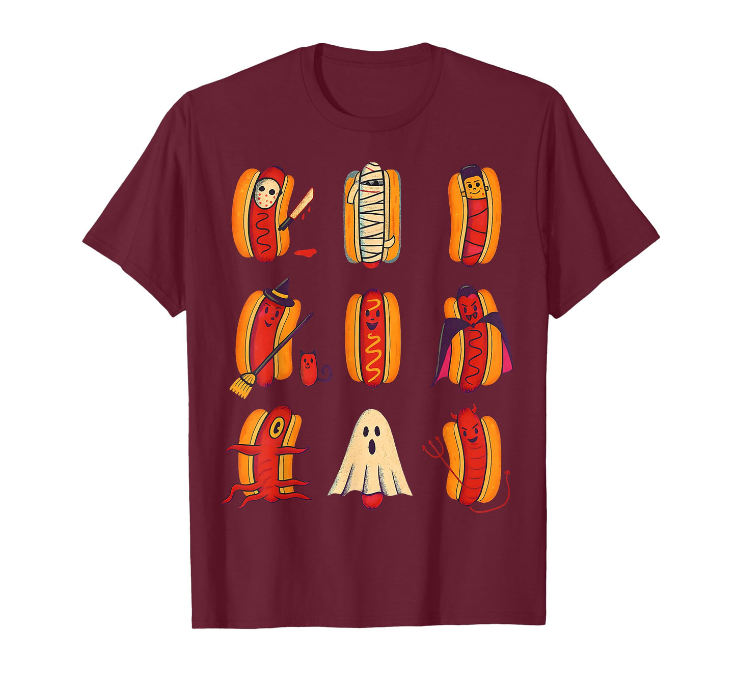 HUGvyn Halloween: Halloweiners Summerween Hot Dog Summer T-Shirt