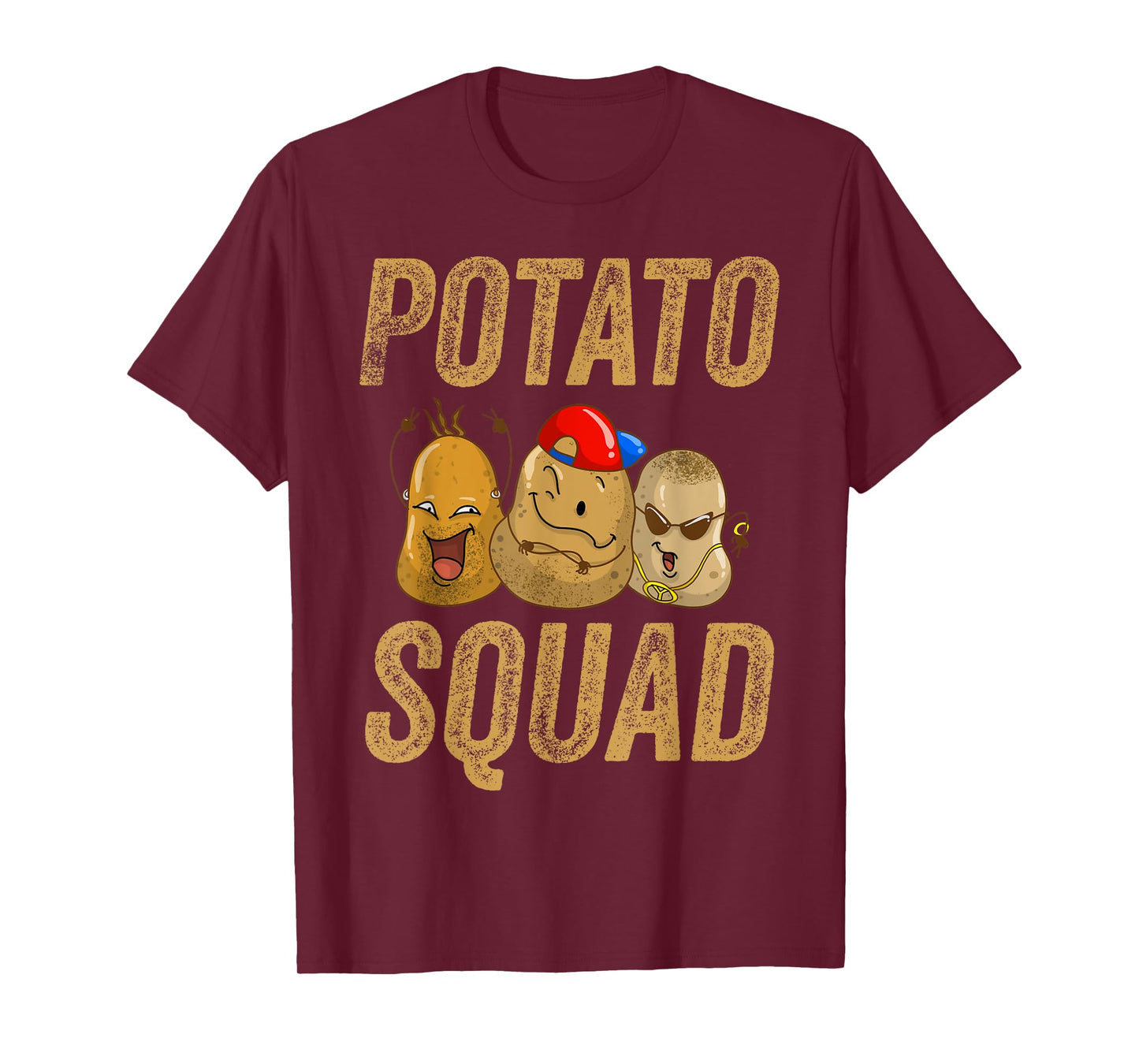 Funny Potato Costume For Men Women Kids Adult Potato Novelty T-Shirt