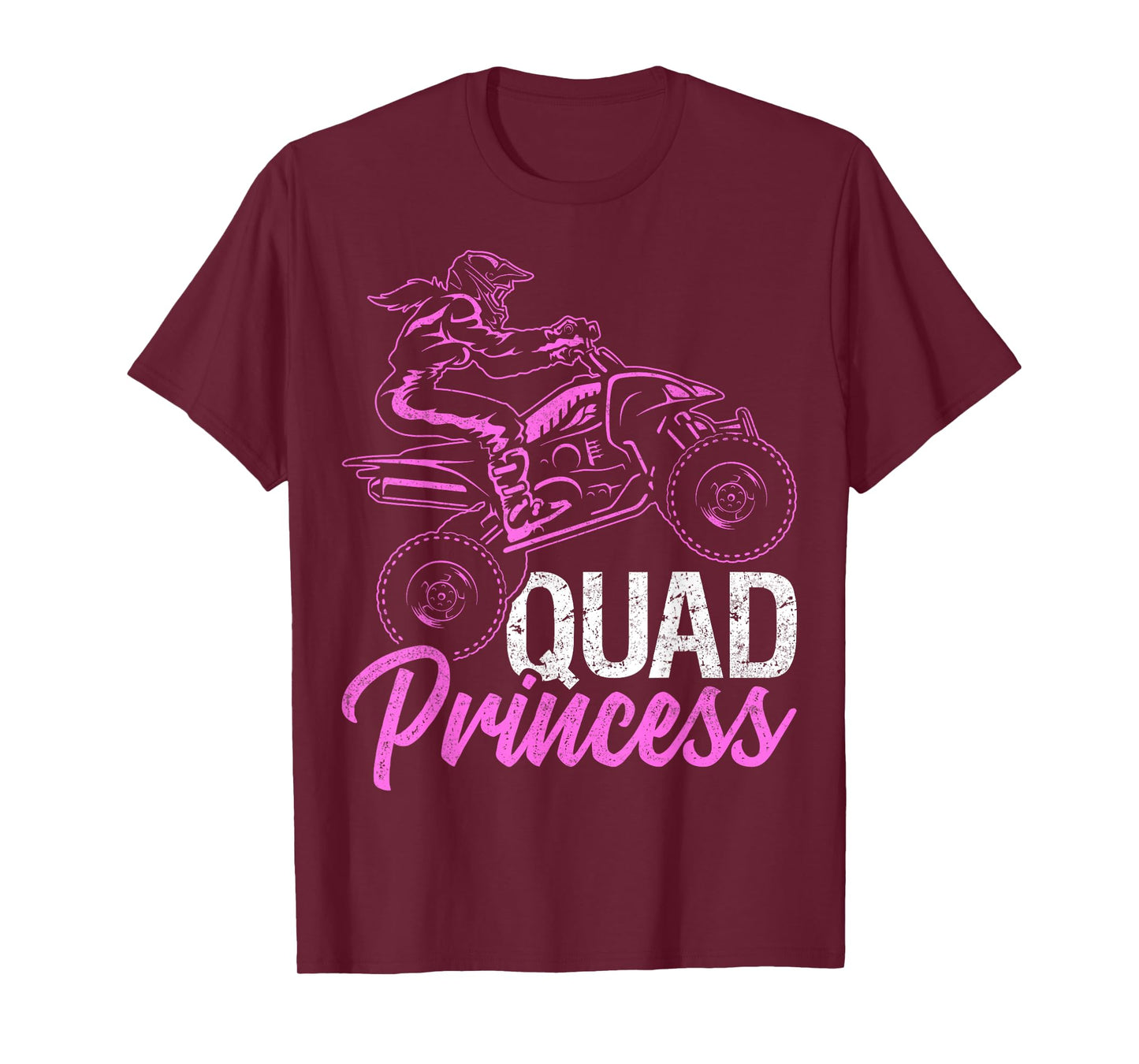 ATV 4 Wheeler Quad Princess Quad Offroad Mud MX Girls Gift T-Shirt