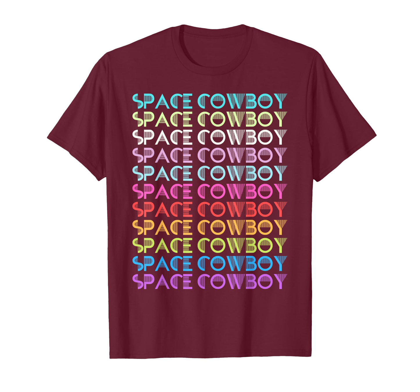 Howdy Cosmic Space Cow Boy Rodeo Country Vintage Western T-Shirt
