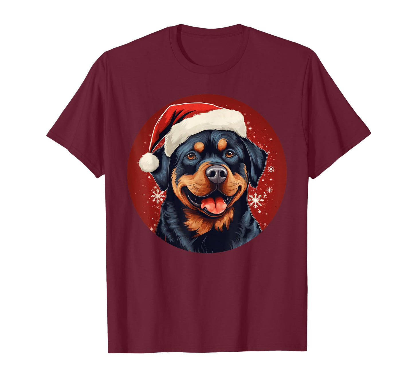 Rottweiler Mom Dad Xmas Gift Rottie Dog Lovers Christmas T-Shirt for Men Women Kids