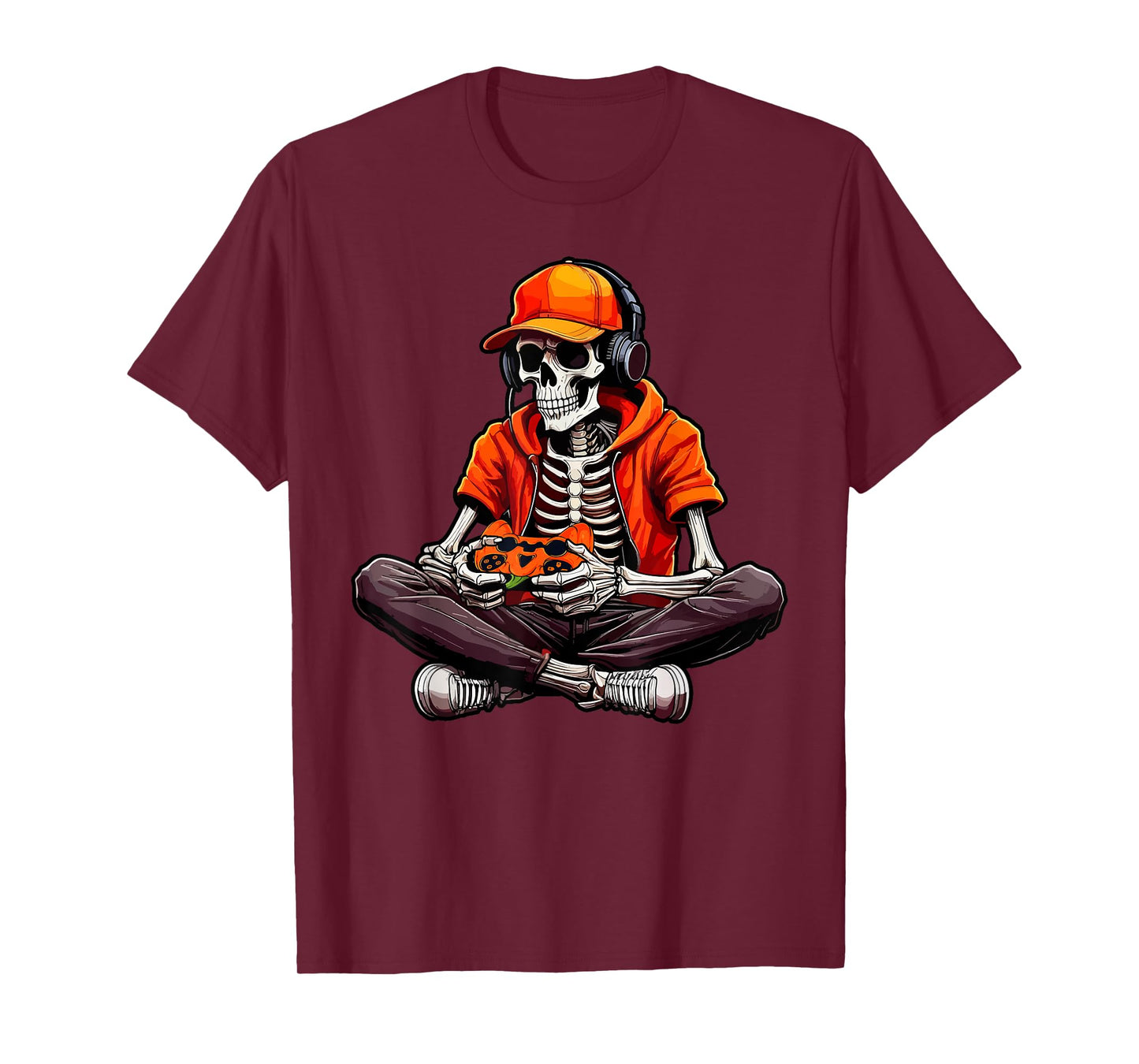 Halloween Boys Kids Ghost Gamer Scary Costume Gaming Men T-Shirt