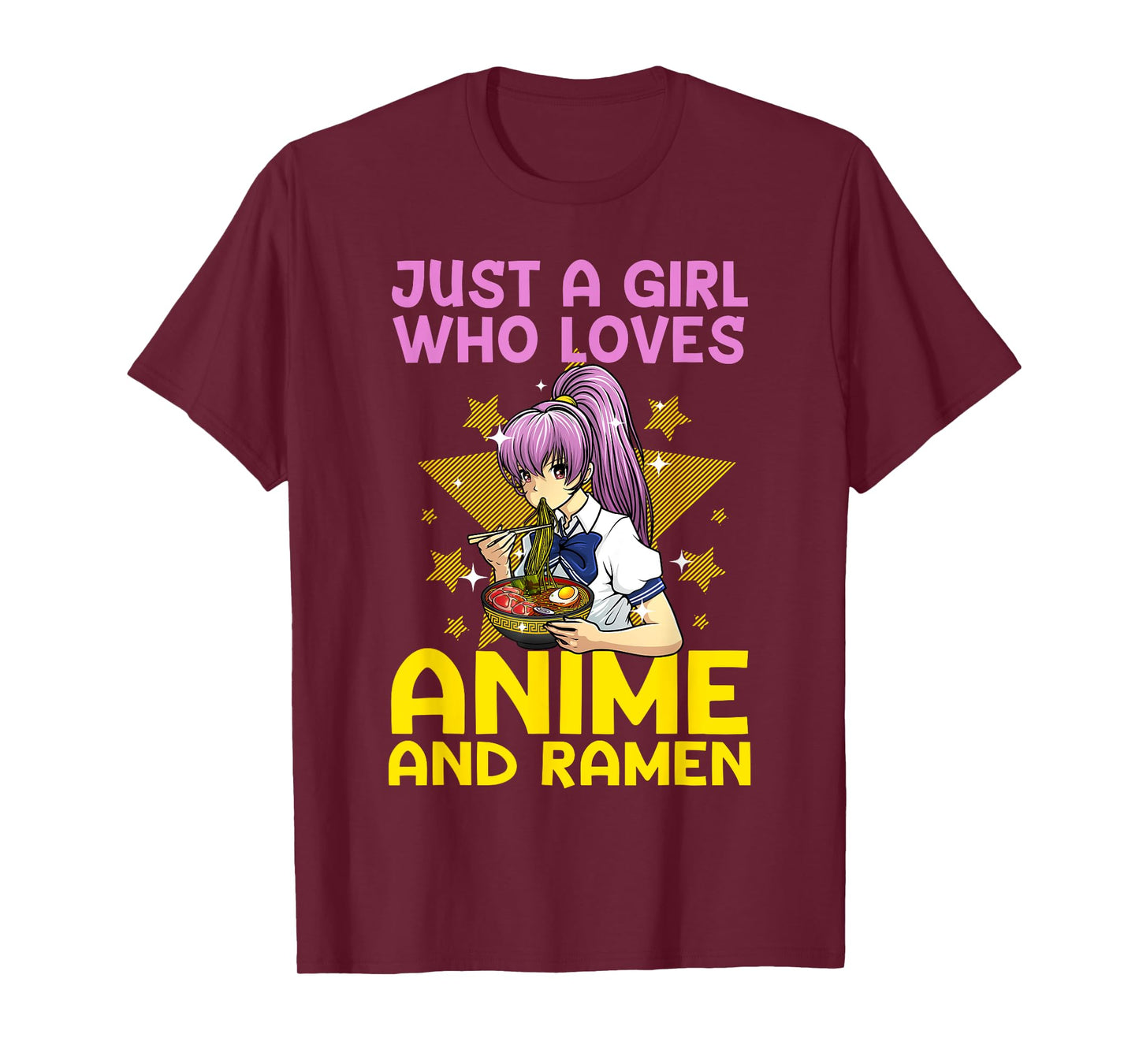Anime Art for Women Teen Girls Anime Merch Ramen Anime Lover T-Shirt