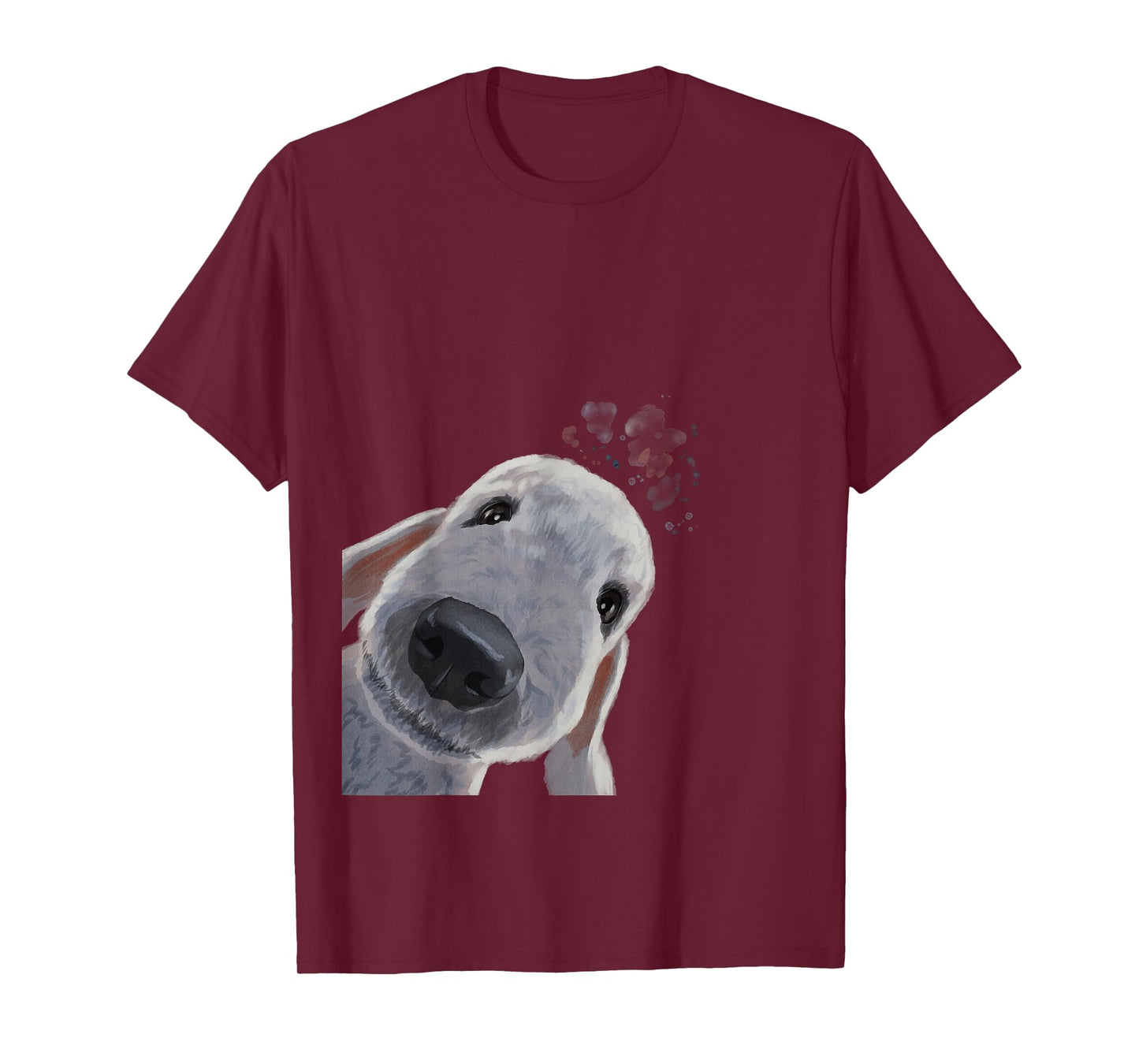 Funny Curious Dog Bedlington Terrier T-Shirt