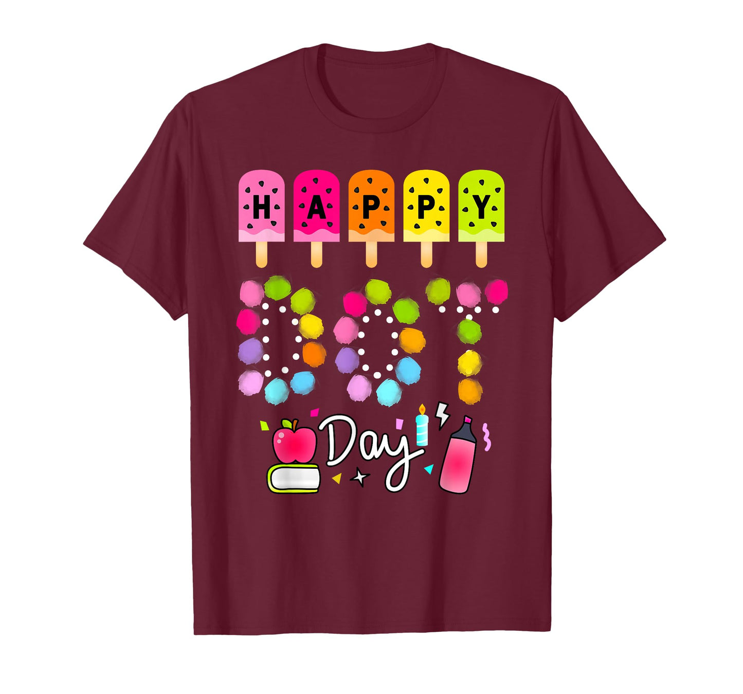 Happy Dot Day 2025 Student Kids Girls Colorful Polka Dot Day T-Shirt