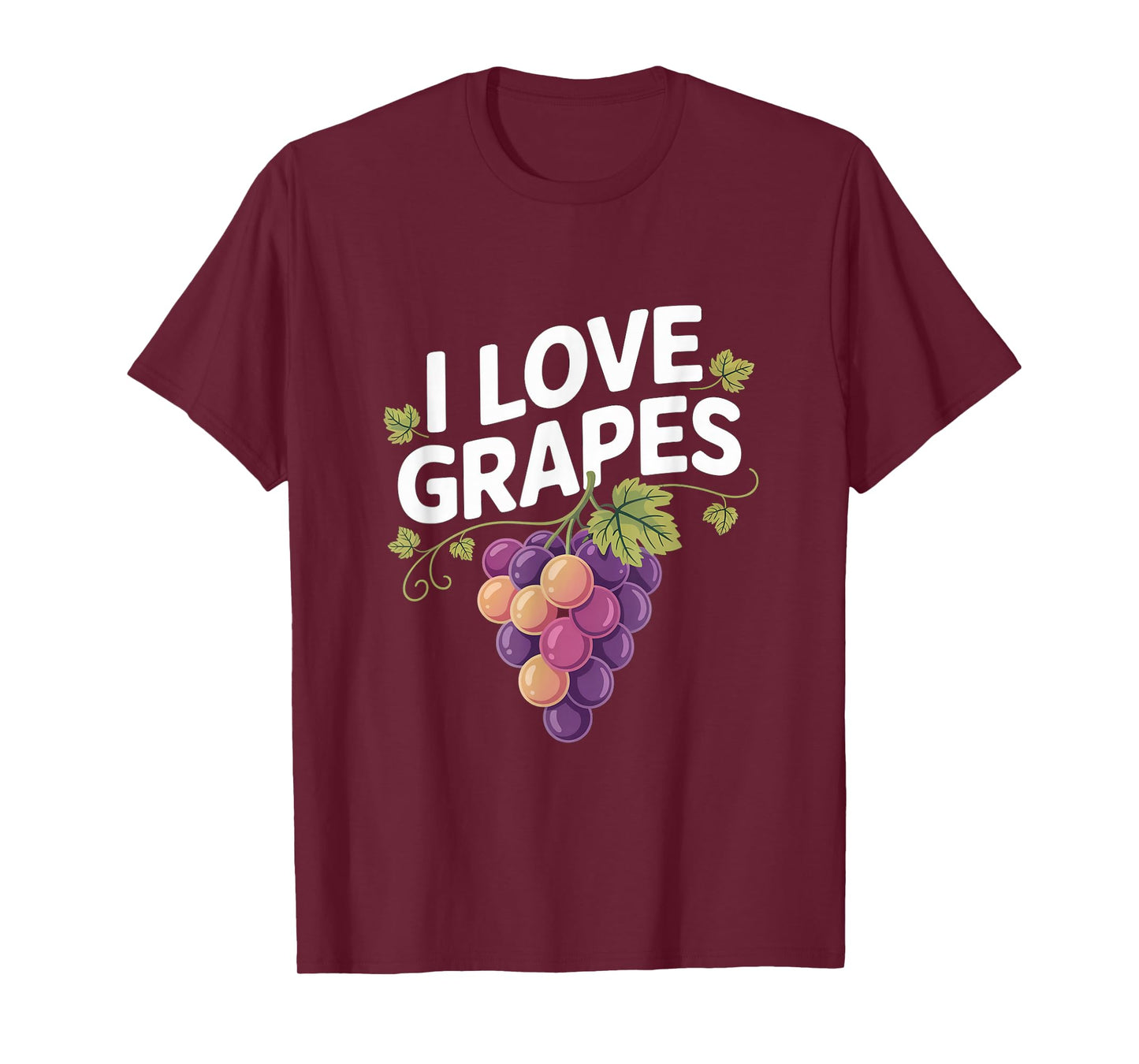 I Love Grapes Grape Lover Fruit Vineyard Winery T-Shirt