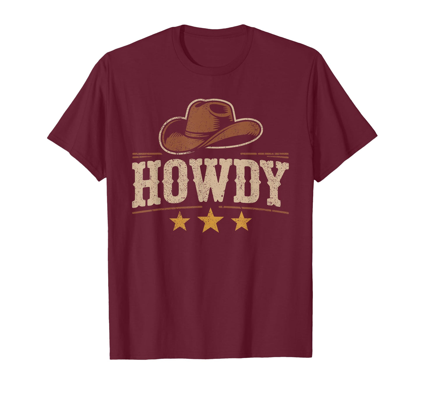 Cowboy Cowgirl Rodeo Hat Western Southern Country Howdy T-Shirt