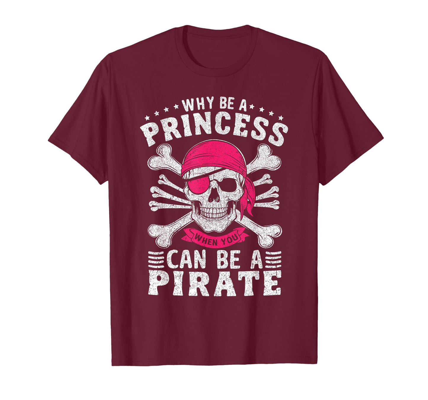Funny Pirate Costume Princess For Women Girls Kids Pirate T-Shirt