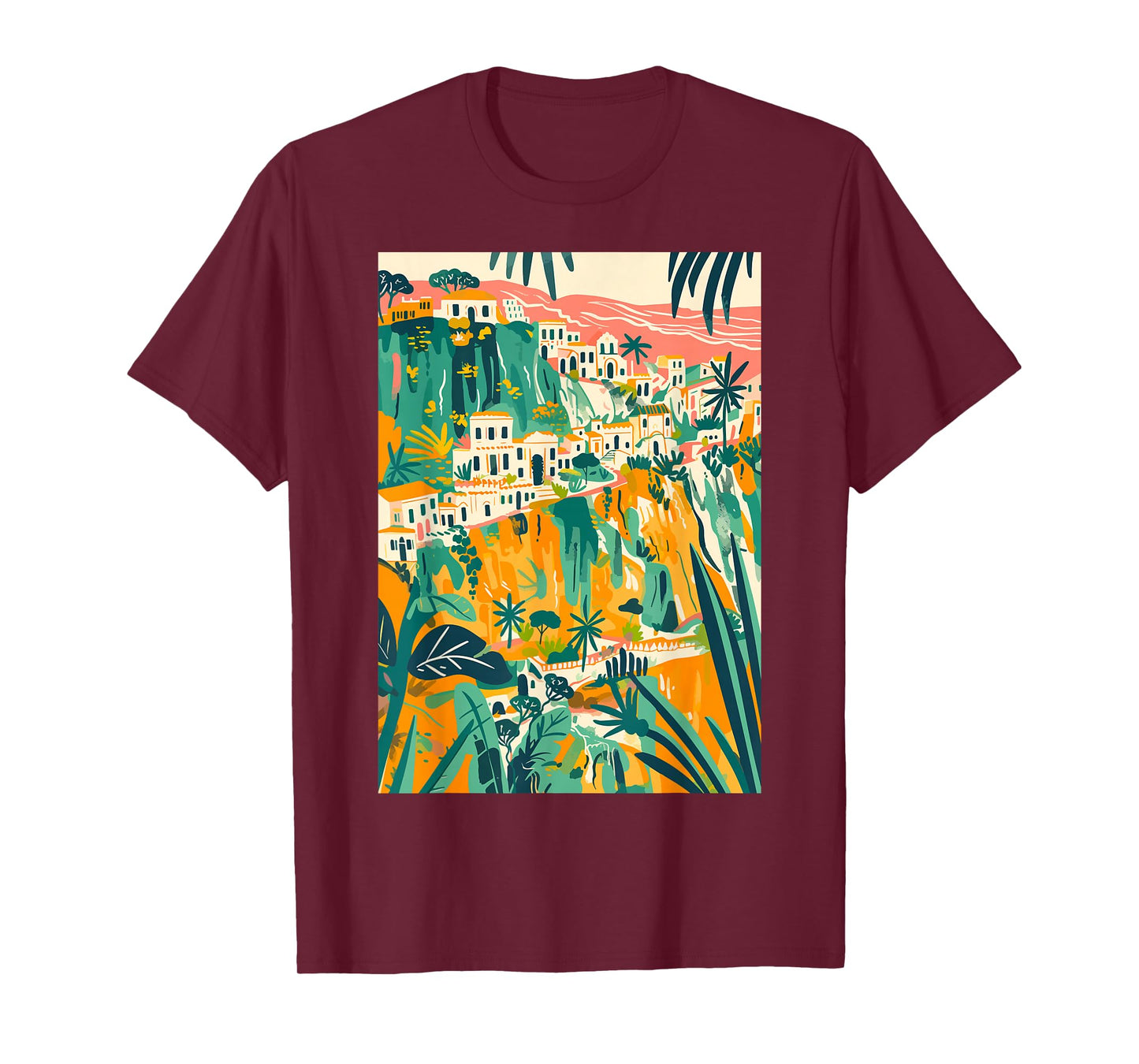Italy Theme Matera Illustration T-Shirt