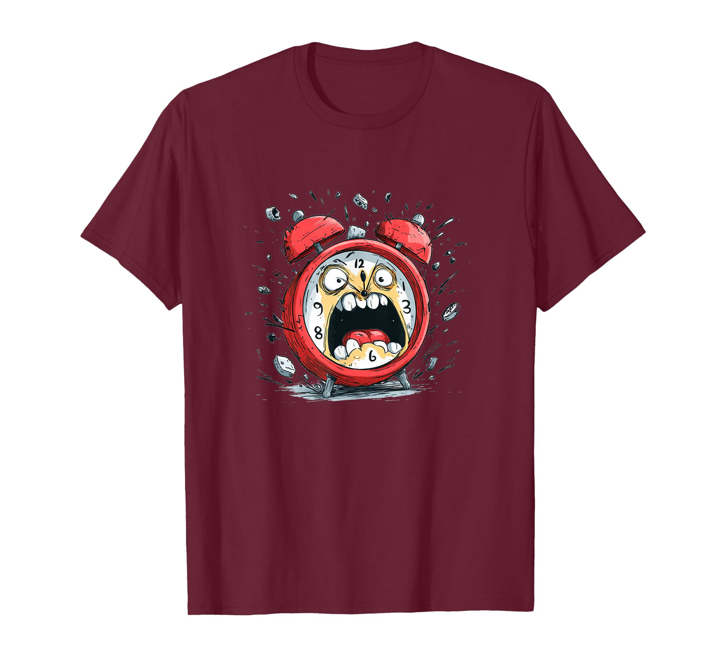 Funny Freaking Out Alarm Clock Costume T-Shirt