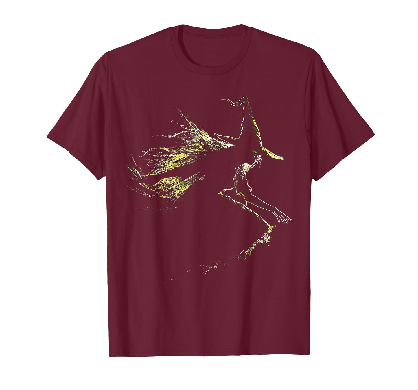 Witch Costume Halloween Spooky Art Witch T-Shirt
