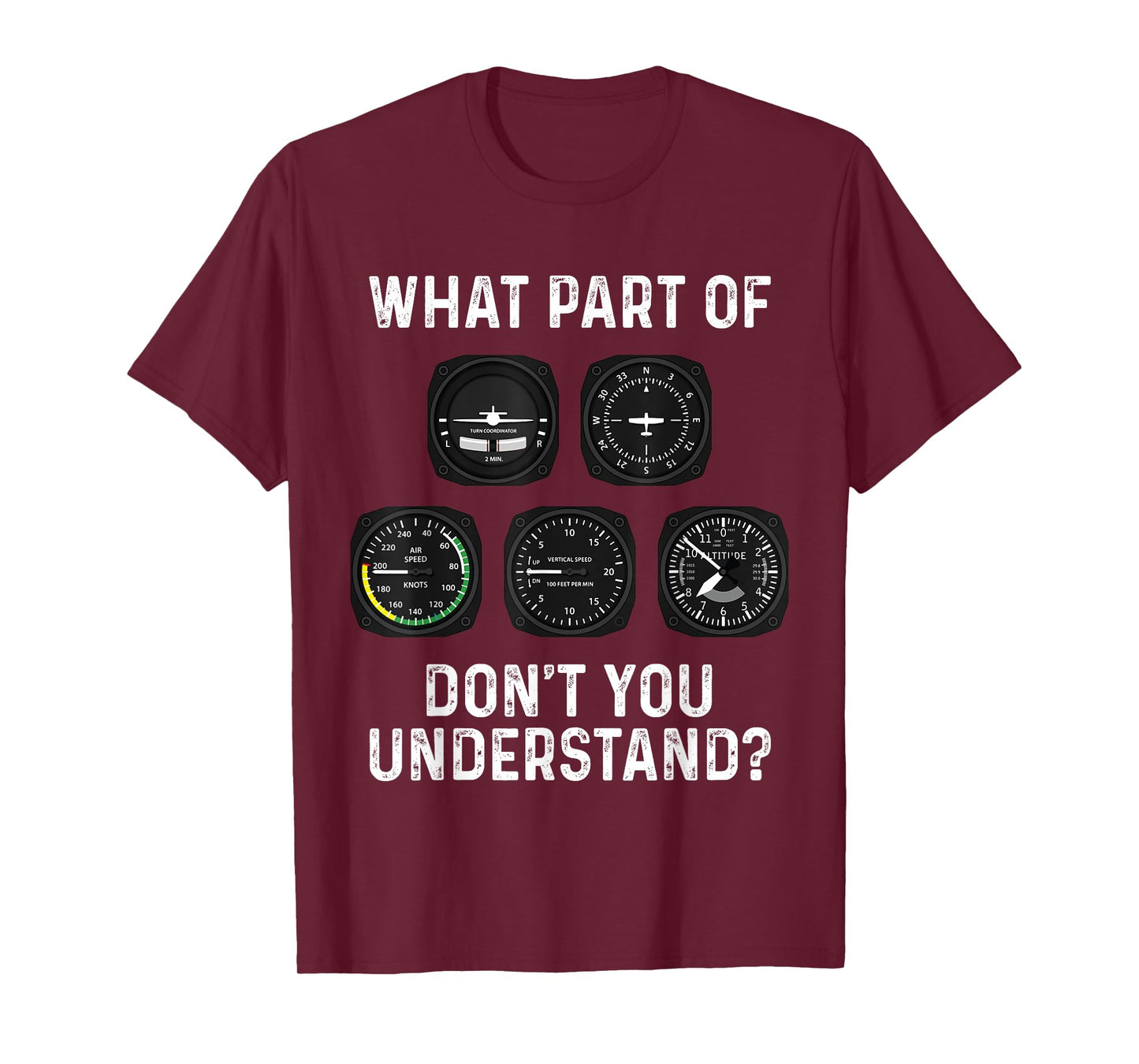 Funny Pilot Design For Men Women Airplane Airline Pilot T-Shirt