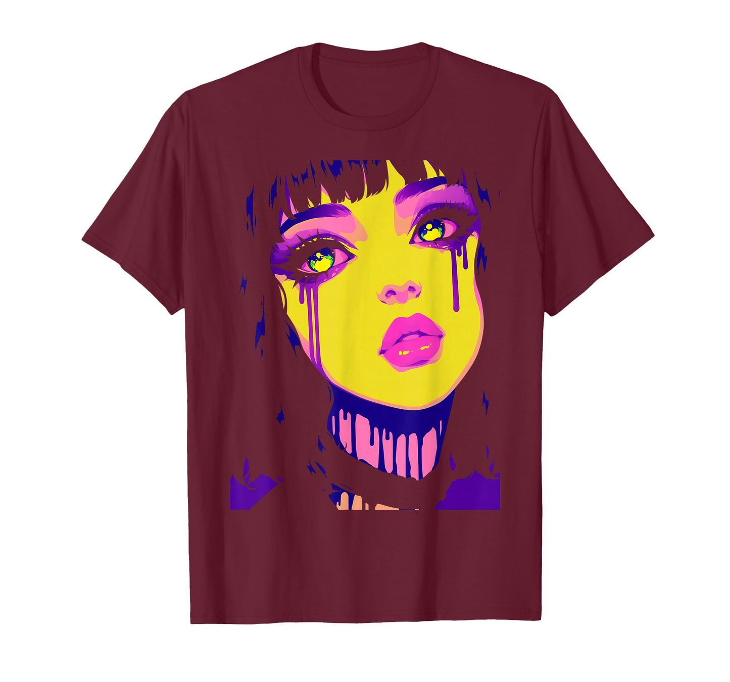 Cybergoth Cybercore Grunge Punk Goth Girl Alt Anime Manga T-Shirt