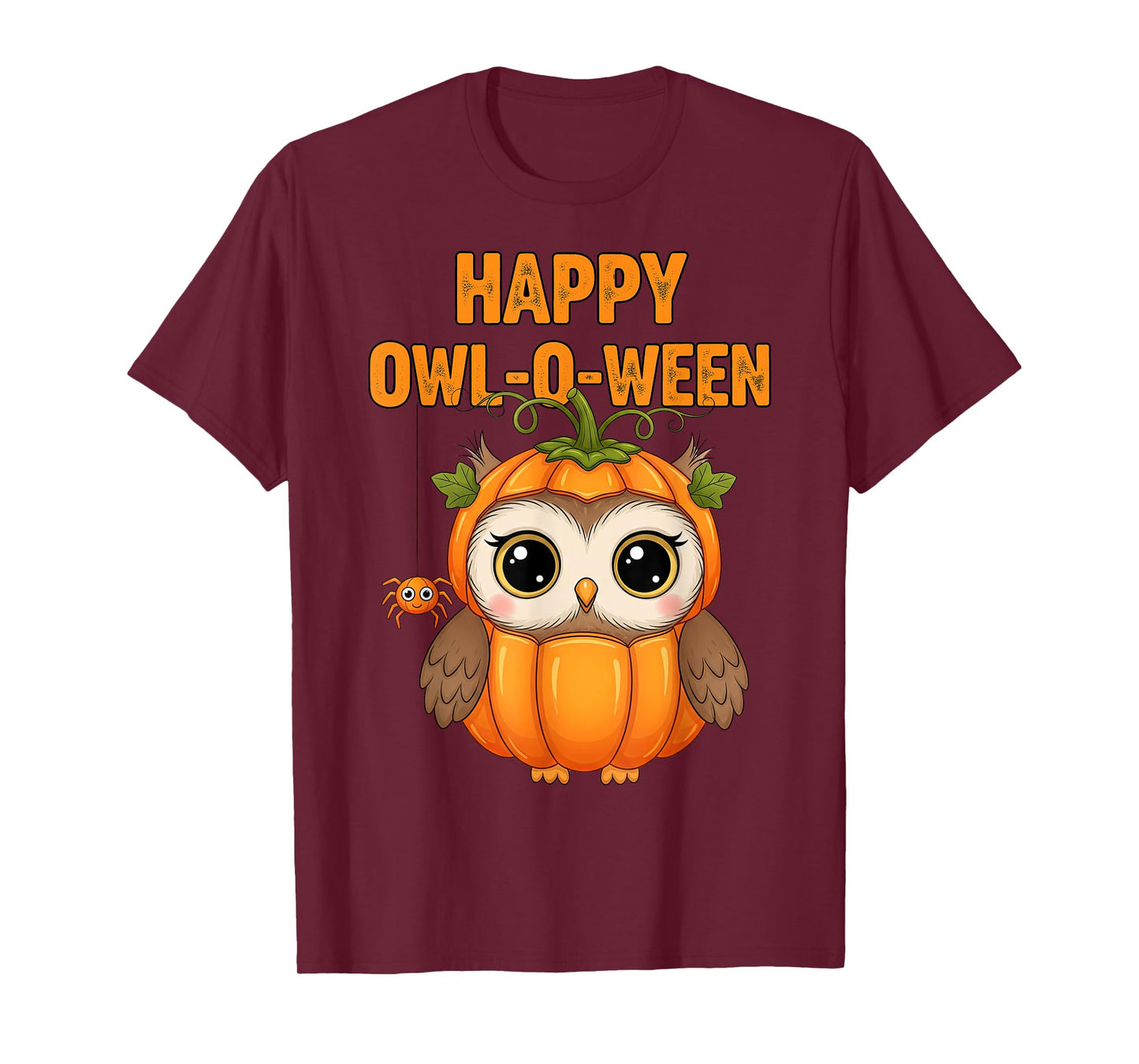 Happy Owl-O-Ween Spooky Owl Funny Costume for Halloween T-Shirt