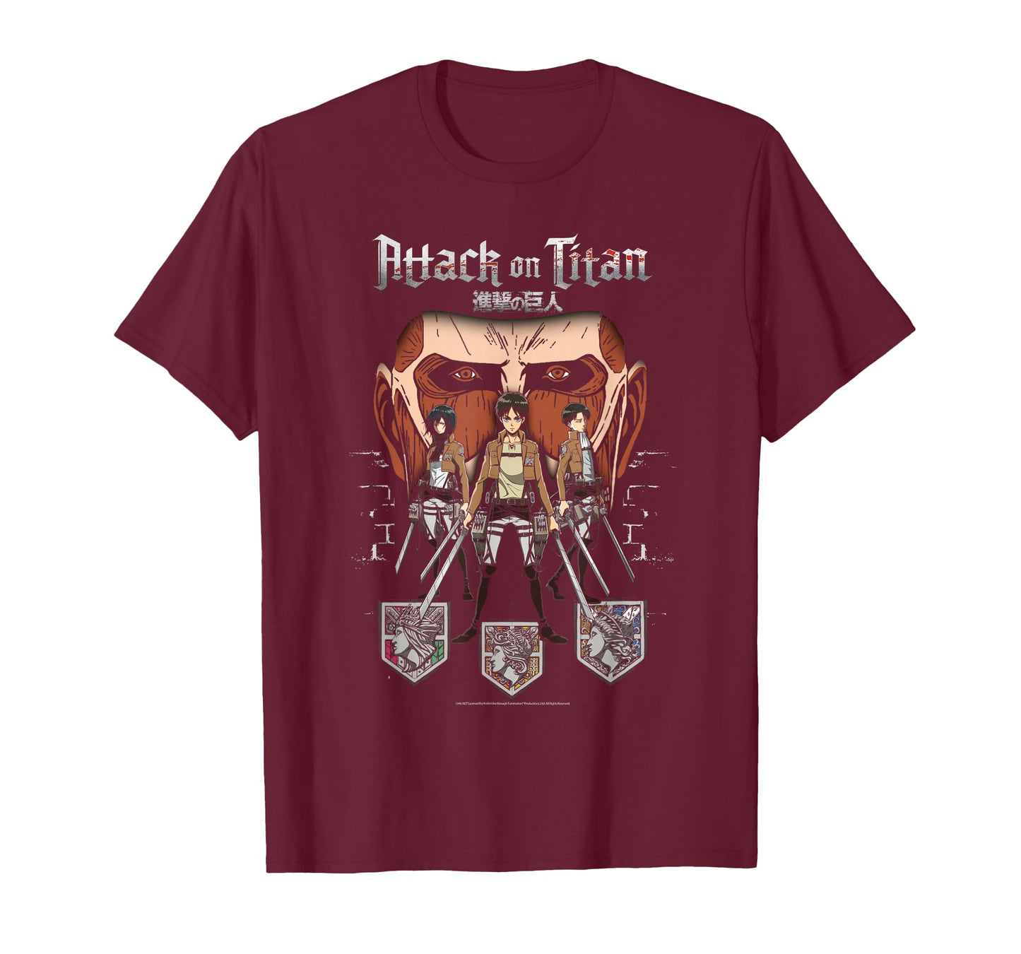 Attack on Titan Titan in Shadows Anime T-Shirt
