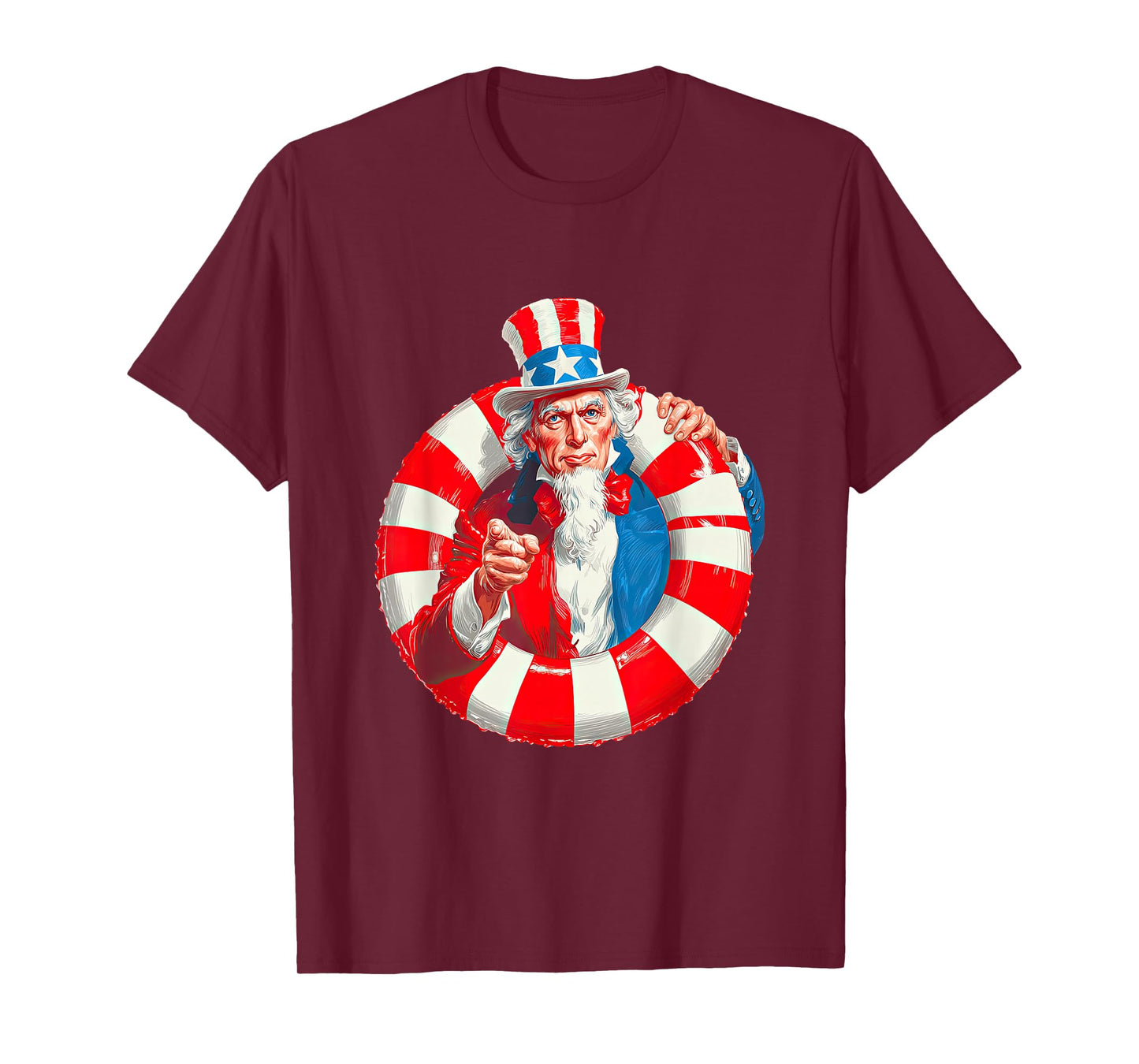 Cool Sam with Pool Ring Costume T-Shirt