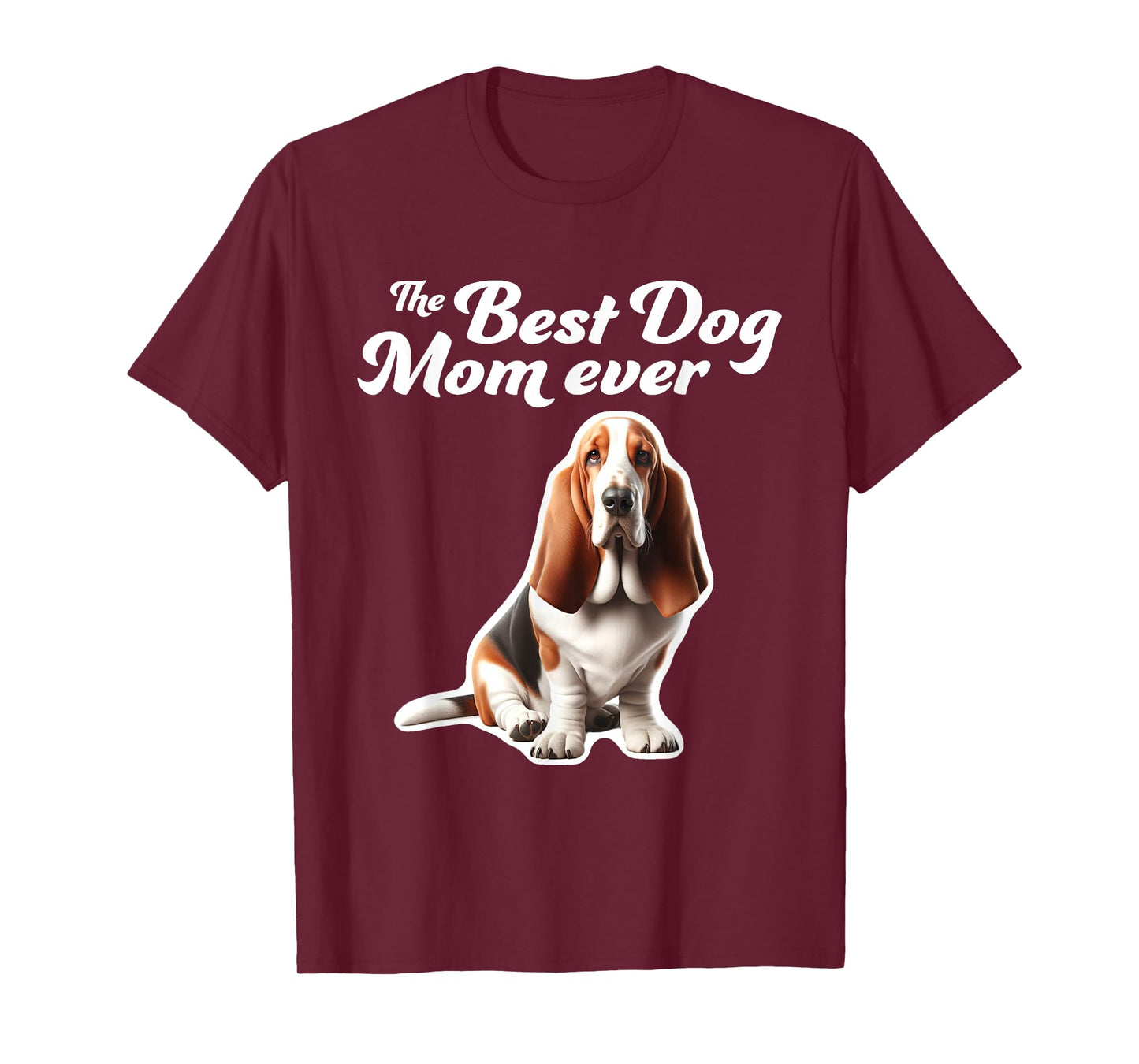 Best Dog Mom Ever - Basset Hound T-Shirt