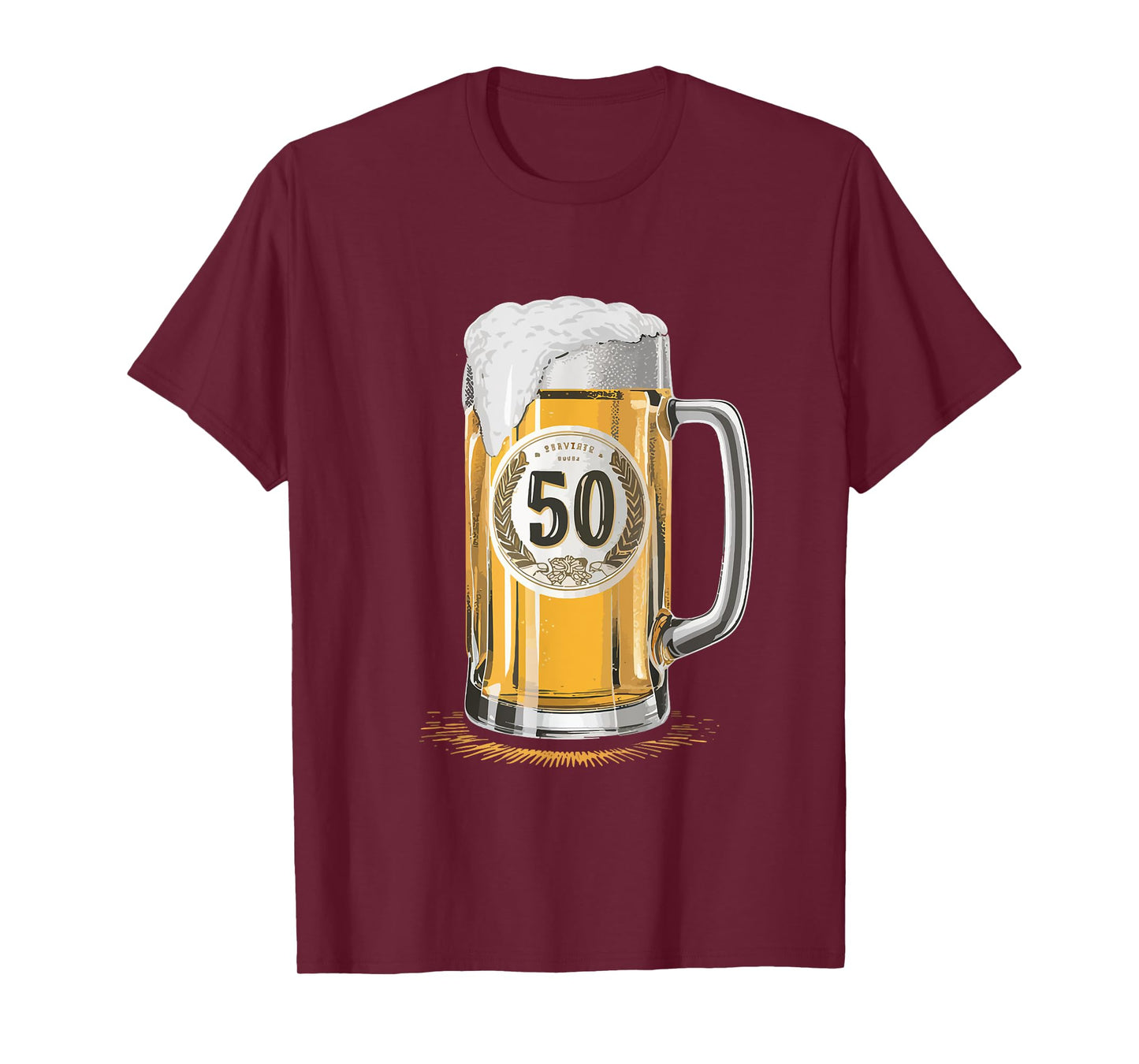 Beer Humor Men Father 50th Birthday T-Shirt