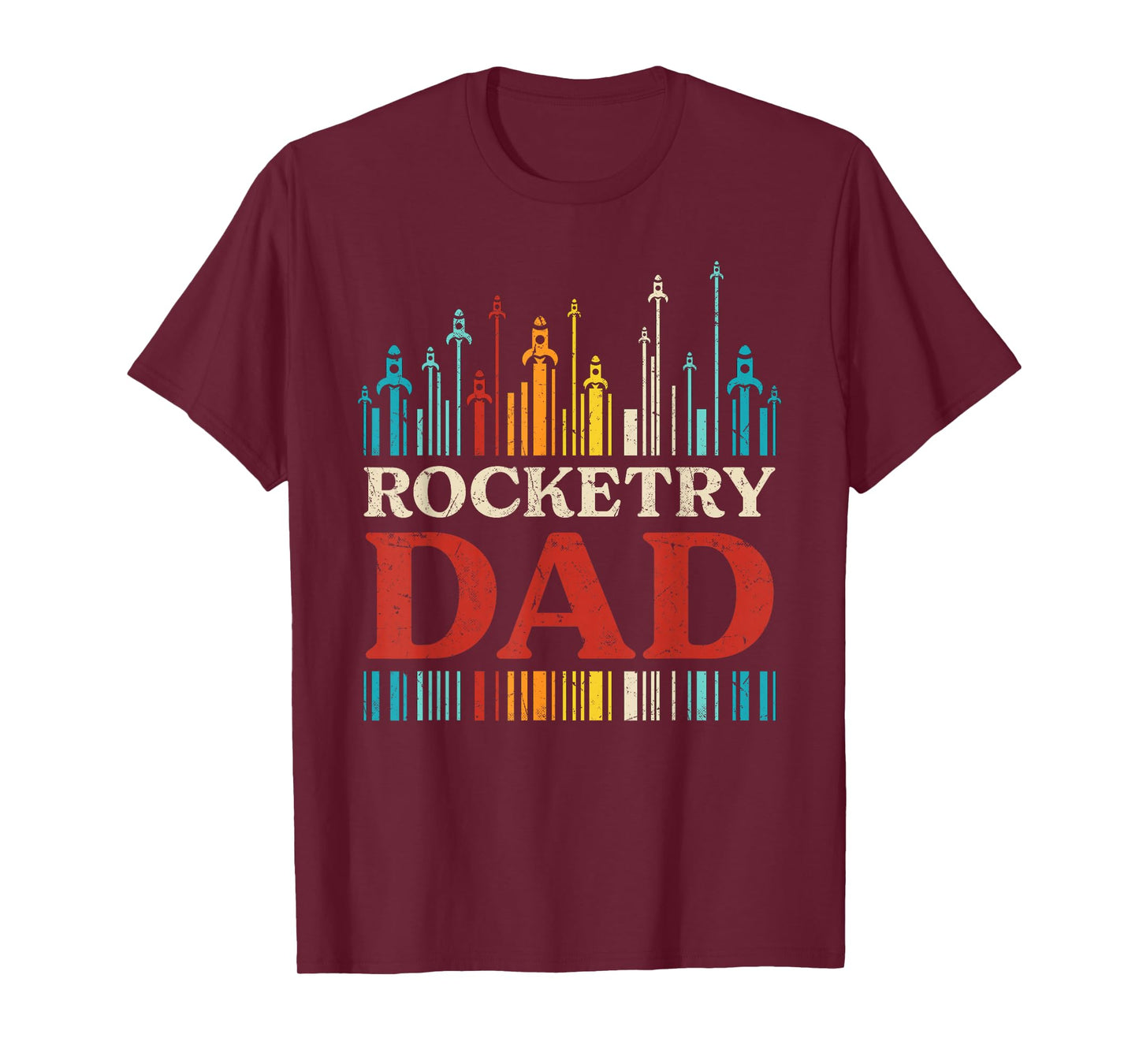 Rocketry Dad Team Rocket Model Rocket Men T-Shirt