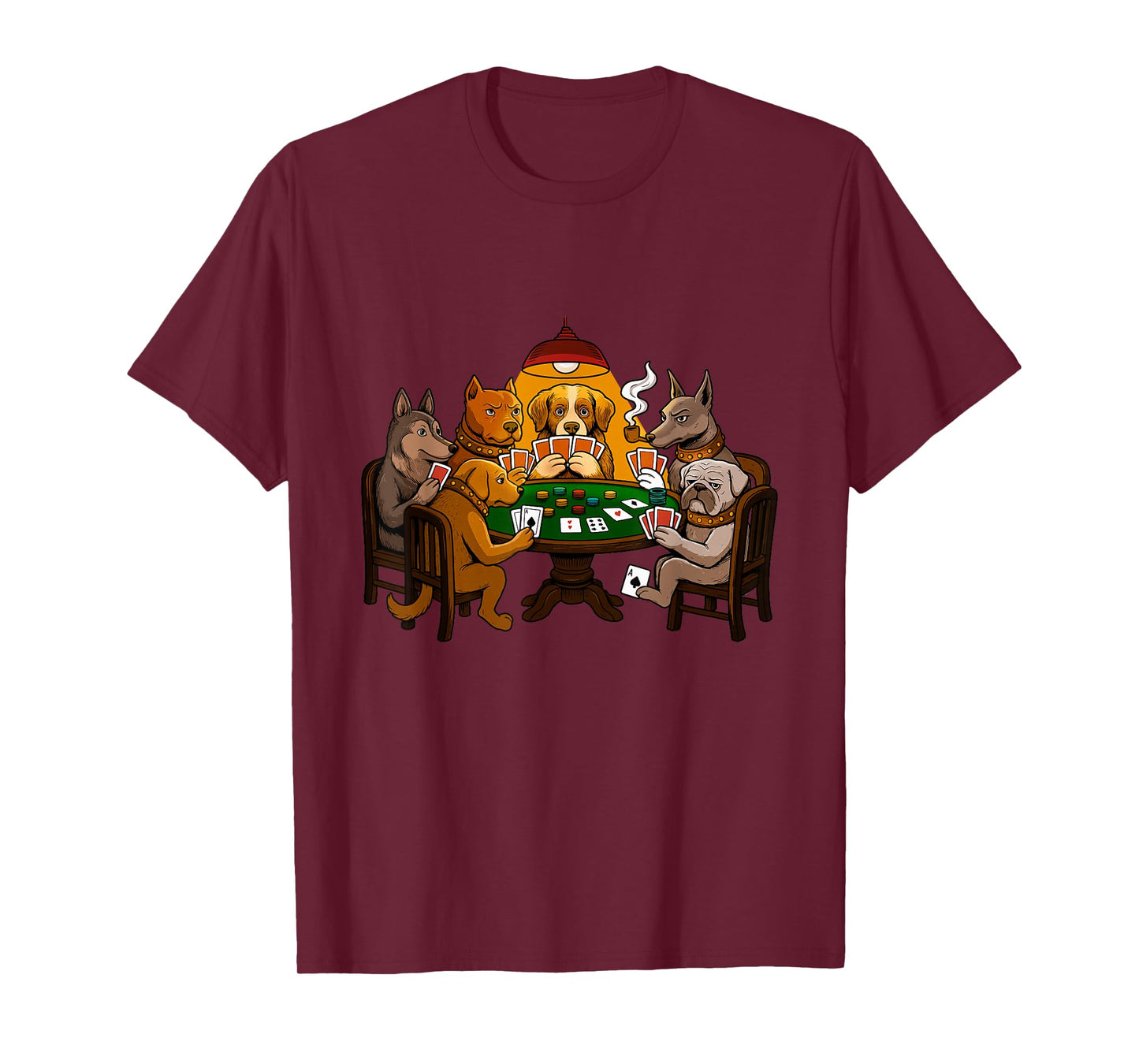 Dogs Playing Poker - Dog Lover Dog Owner Dog Mom T-Shirt
